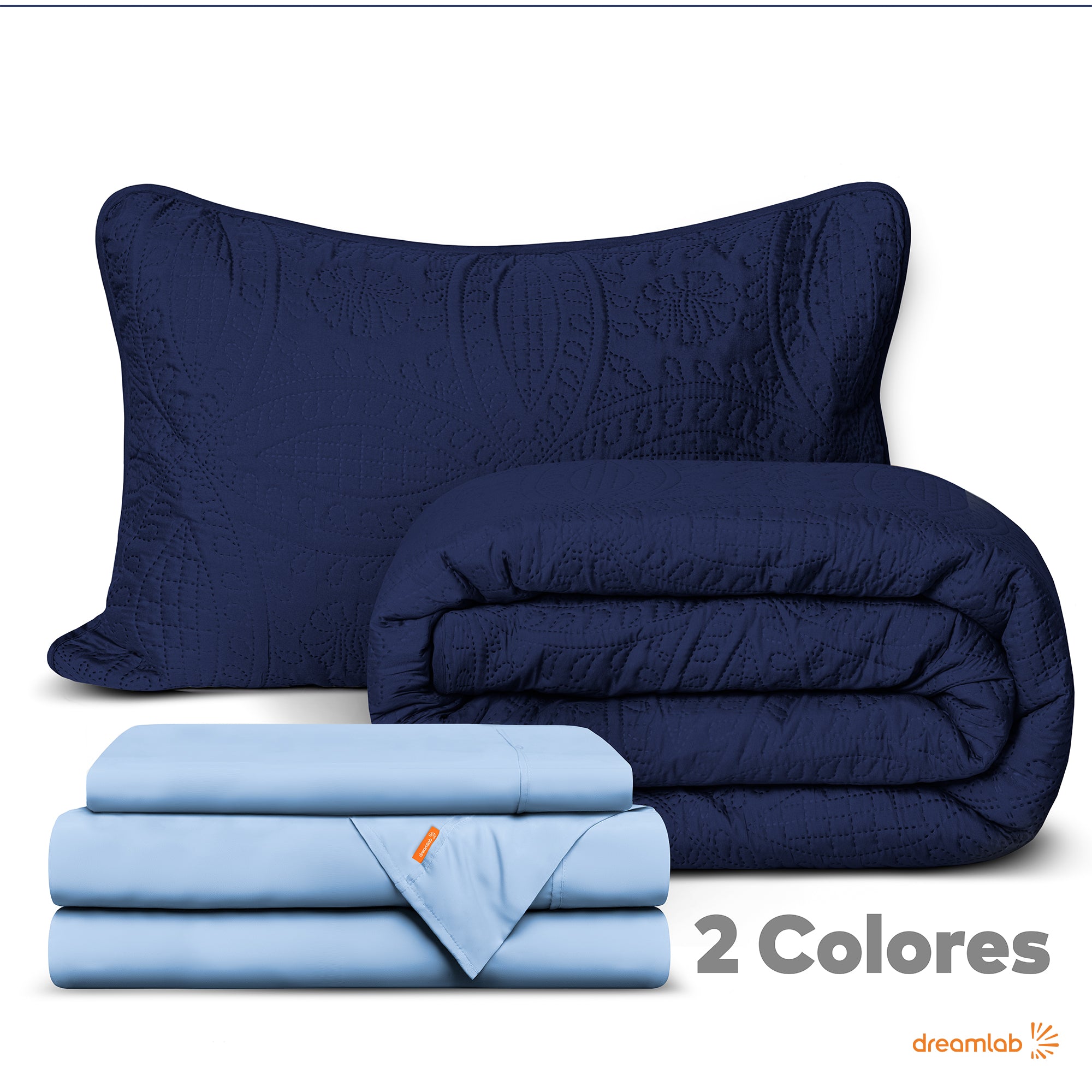 Set de Colcha Ligera y Sábanas