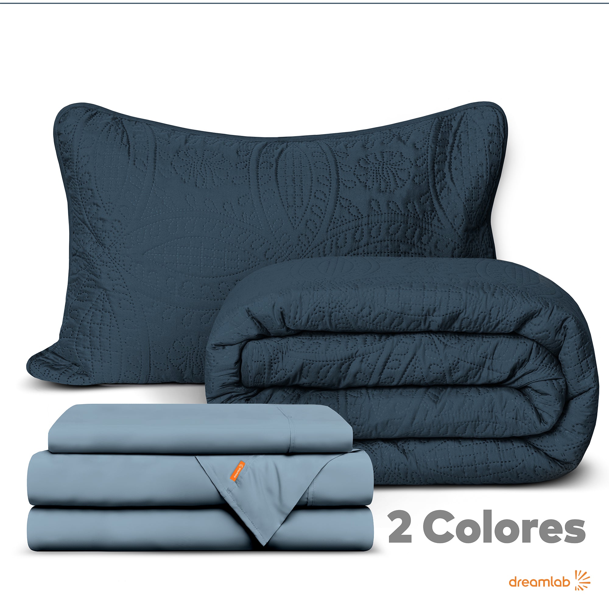 Set de Colcha Ligera y Sábanas