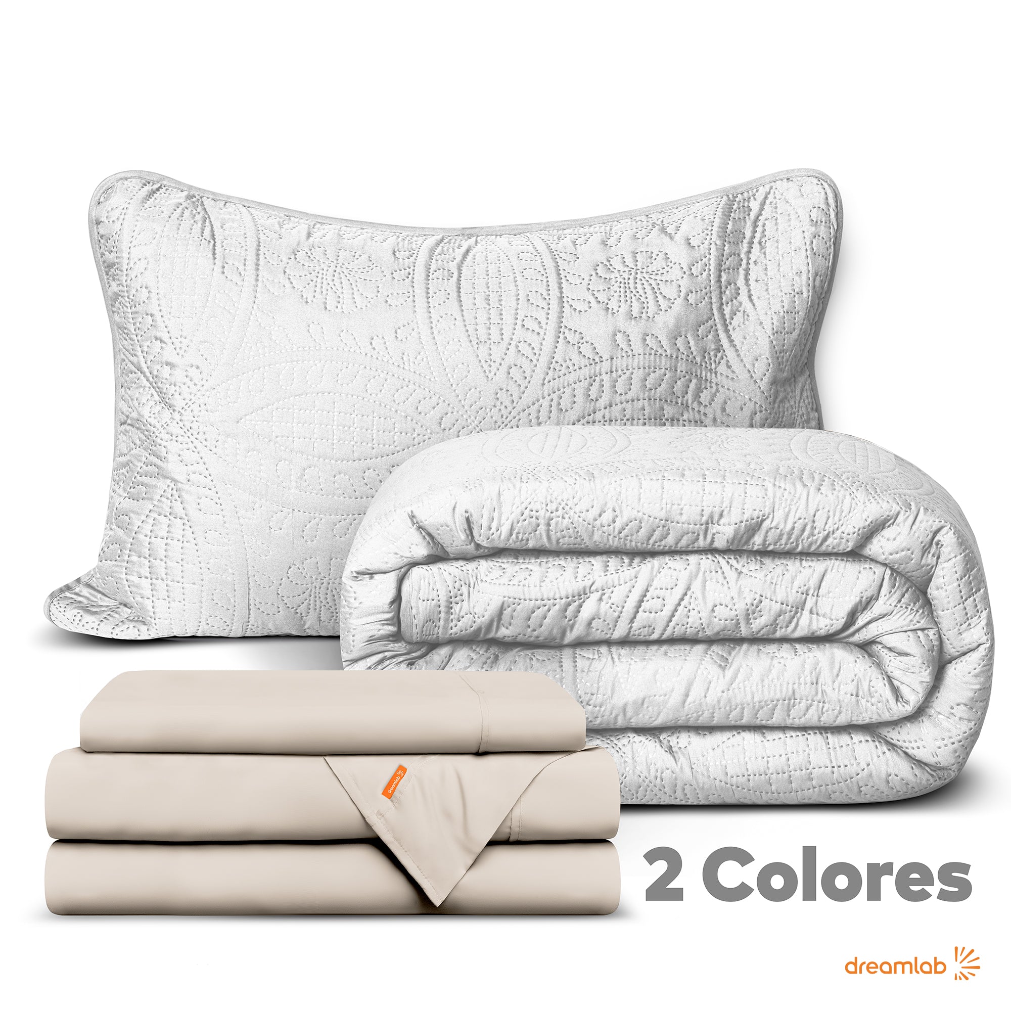 Set de Colcha Ligera y Sábanas