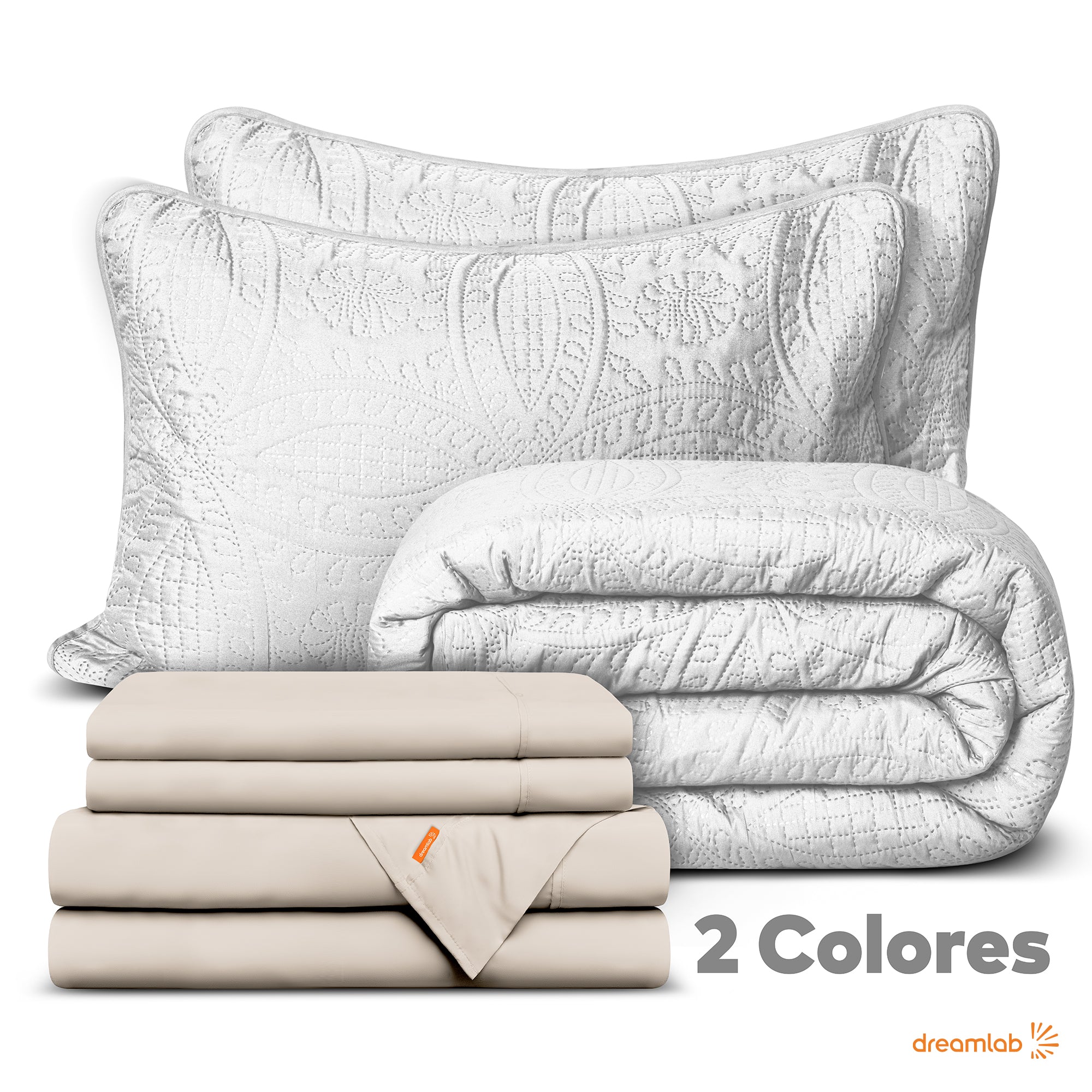 Set de Colcha Ligera y Sábanas
