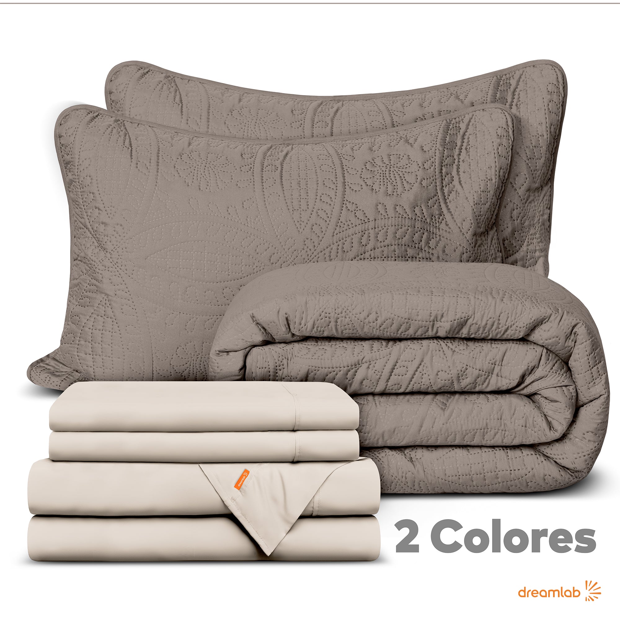 Set de Colcha Ligera y Sábanas