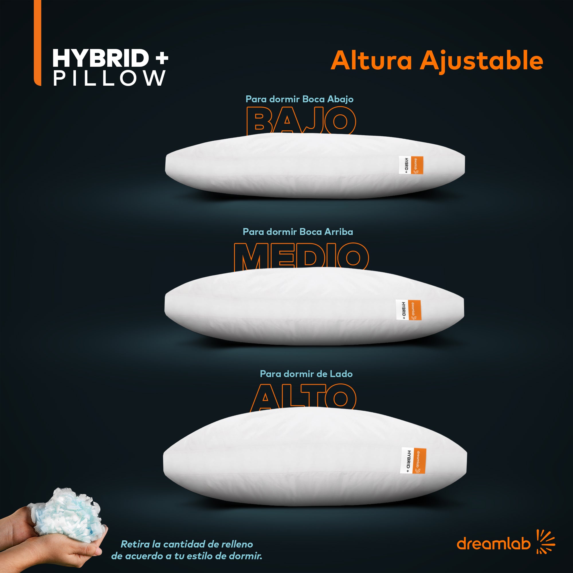 Almohada Hybrid+