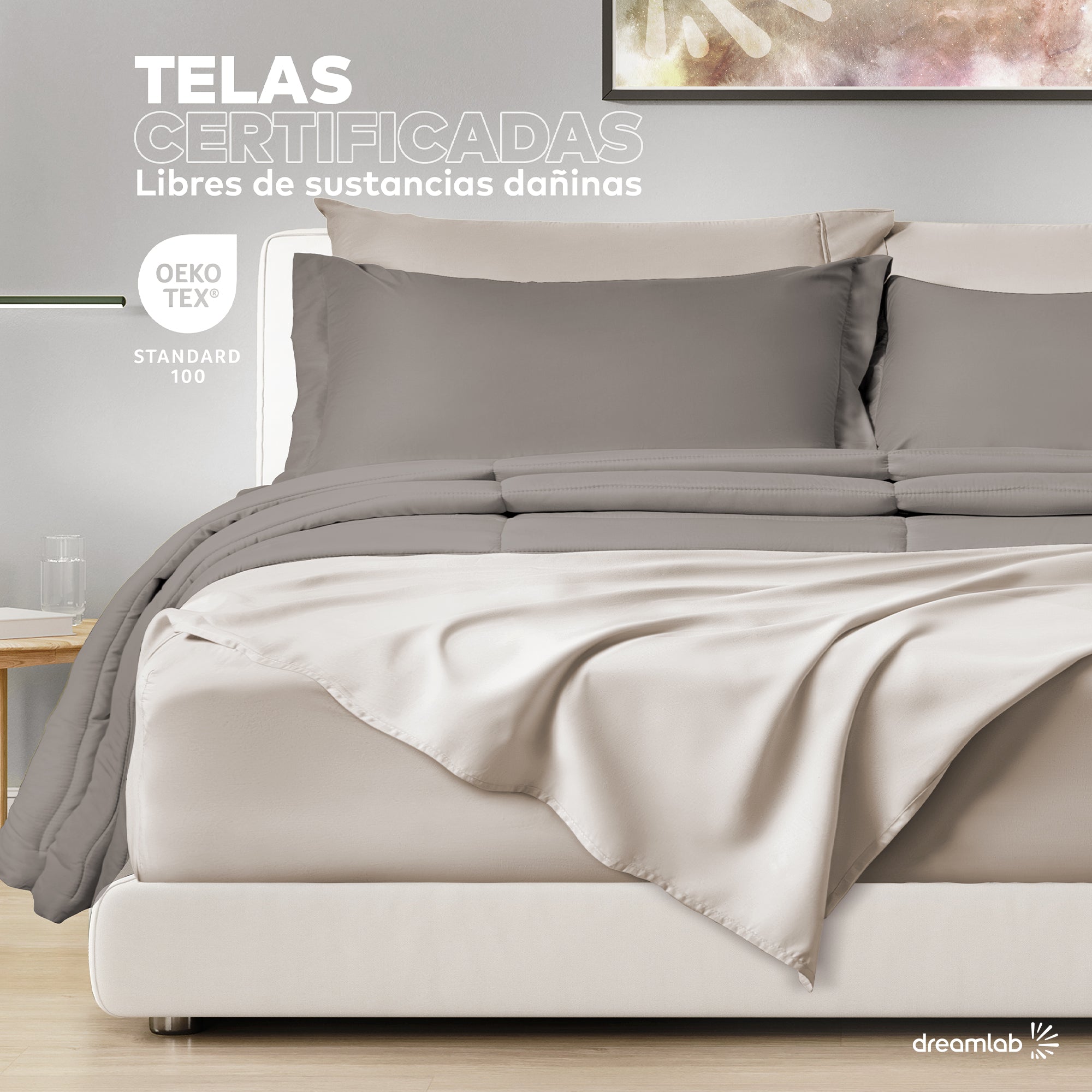 Set Edredón Acolchado y Sábanas