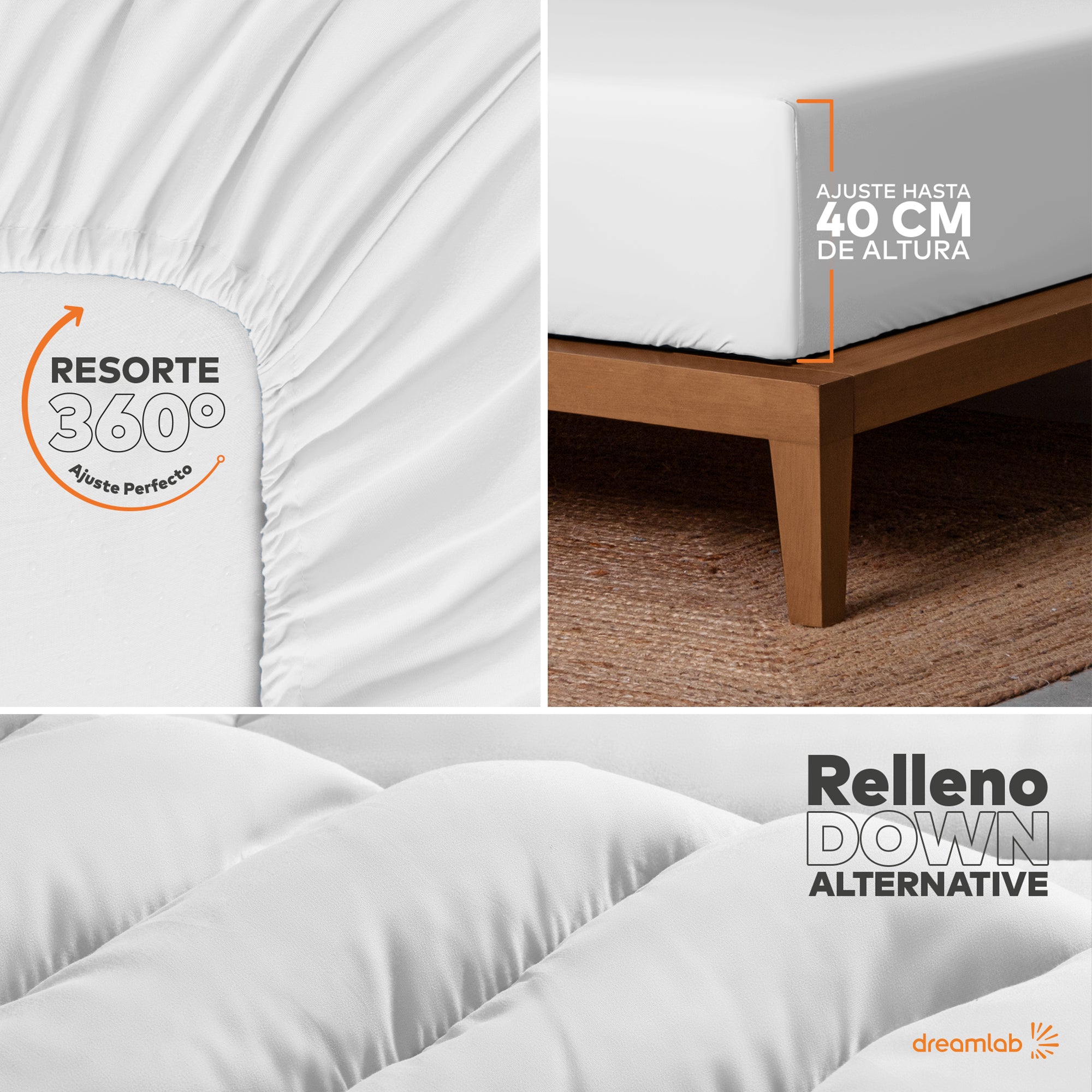 Set Edredón Acolchado y Sábanas