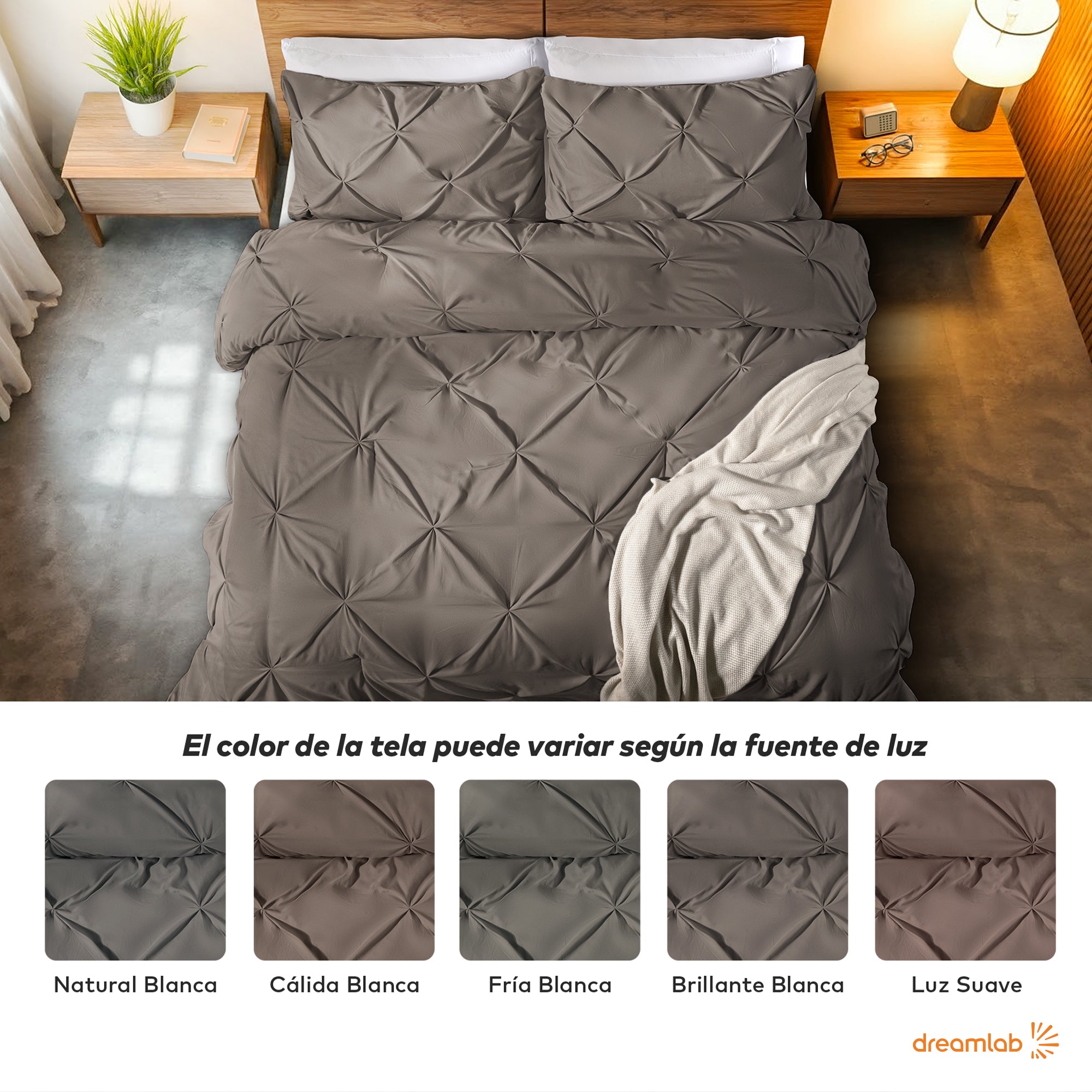 Edredón Plisado Acolchado