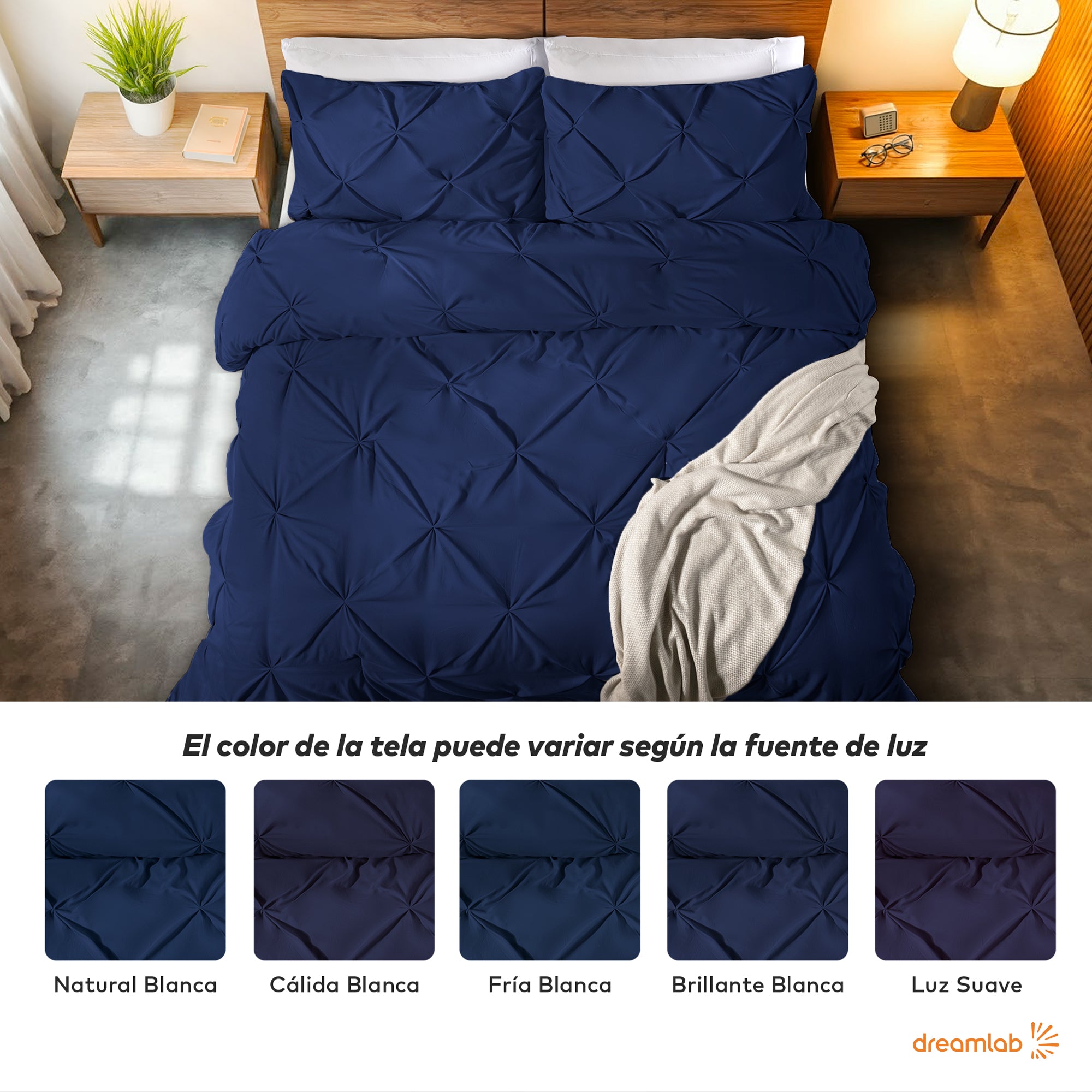 Edredón Plisado Acolchado