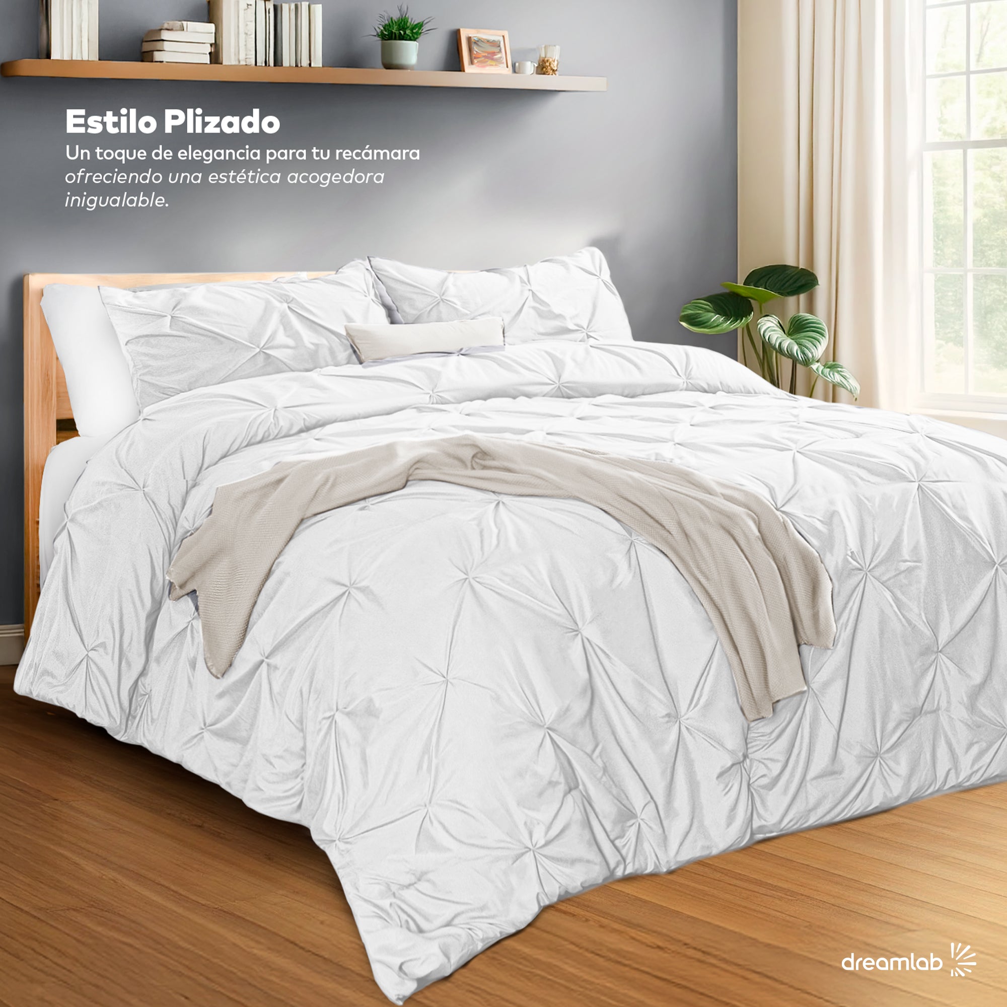 Edredón Plisado Acolchado