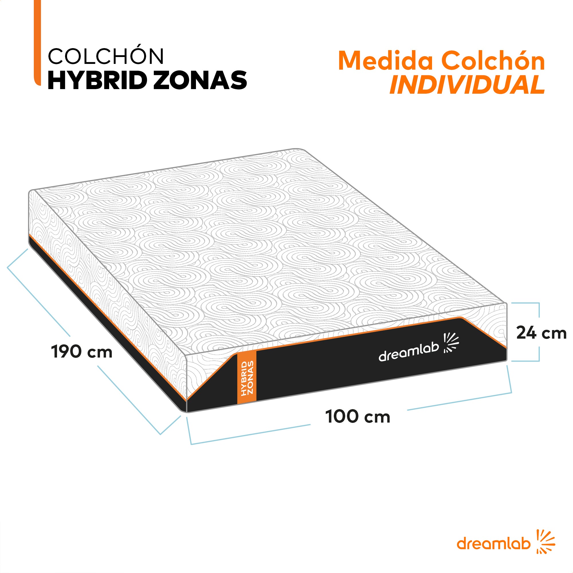 Colchón Hybrid Zonas