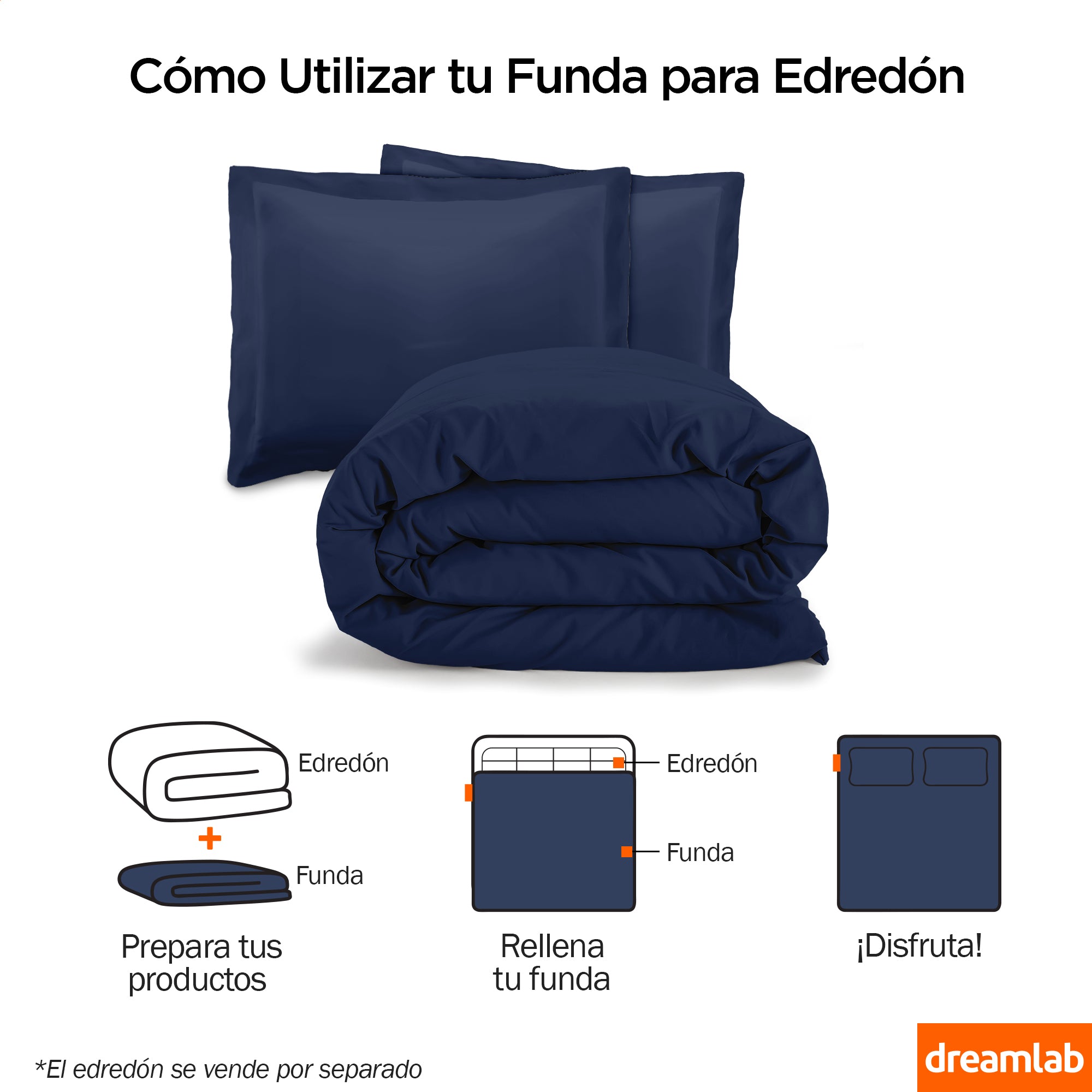 Juego de Funda para Edredón