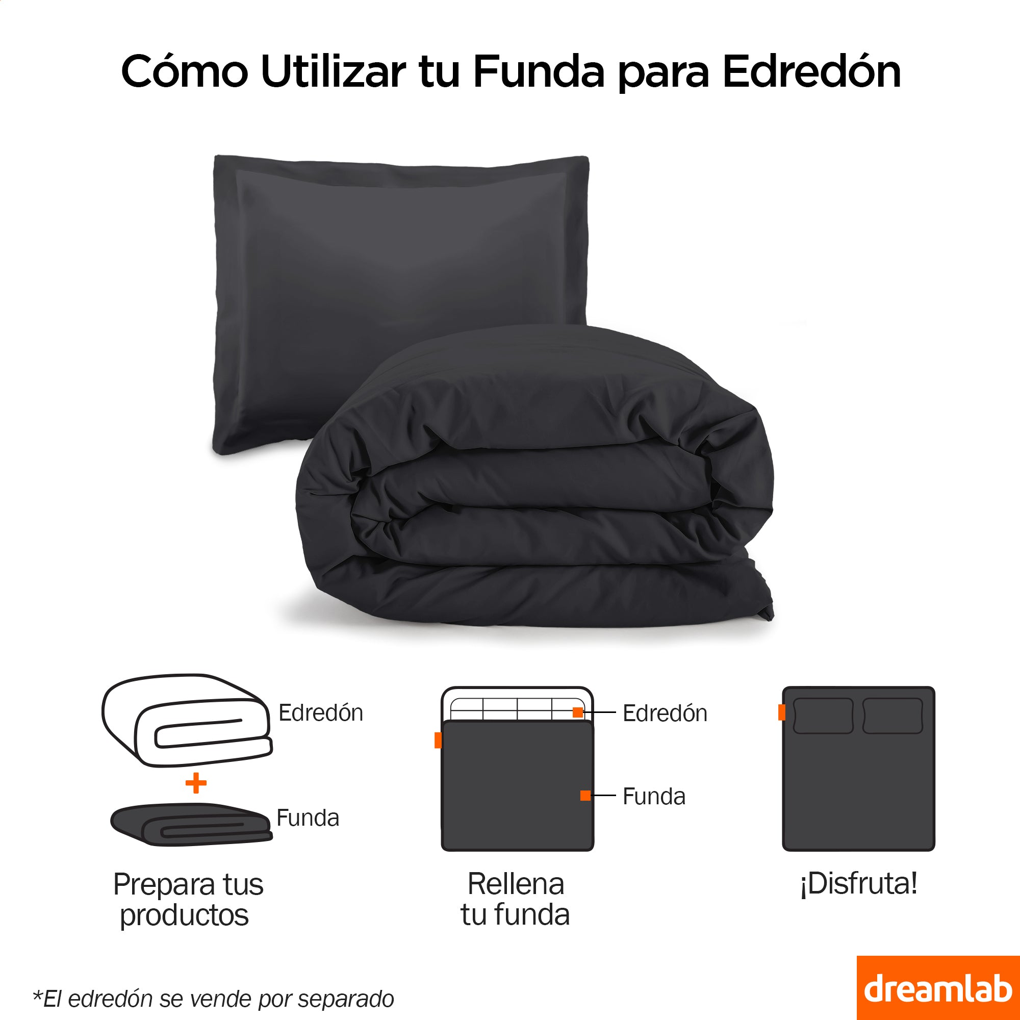 Juego de Funda para Edredón