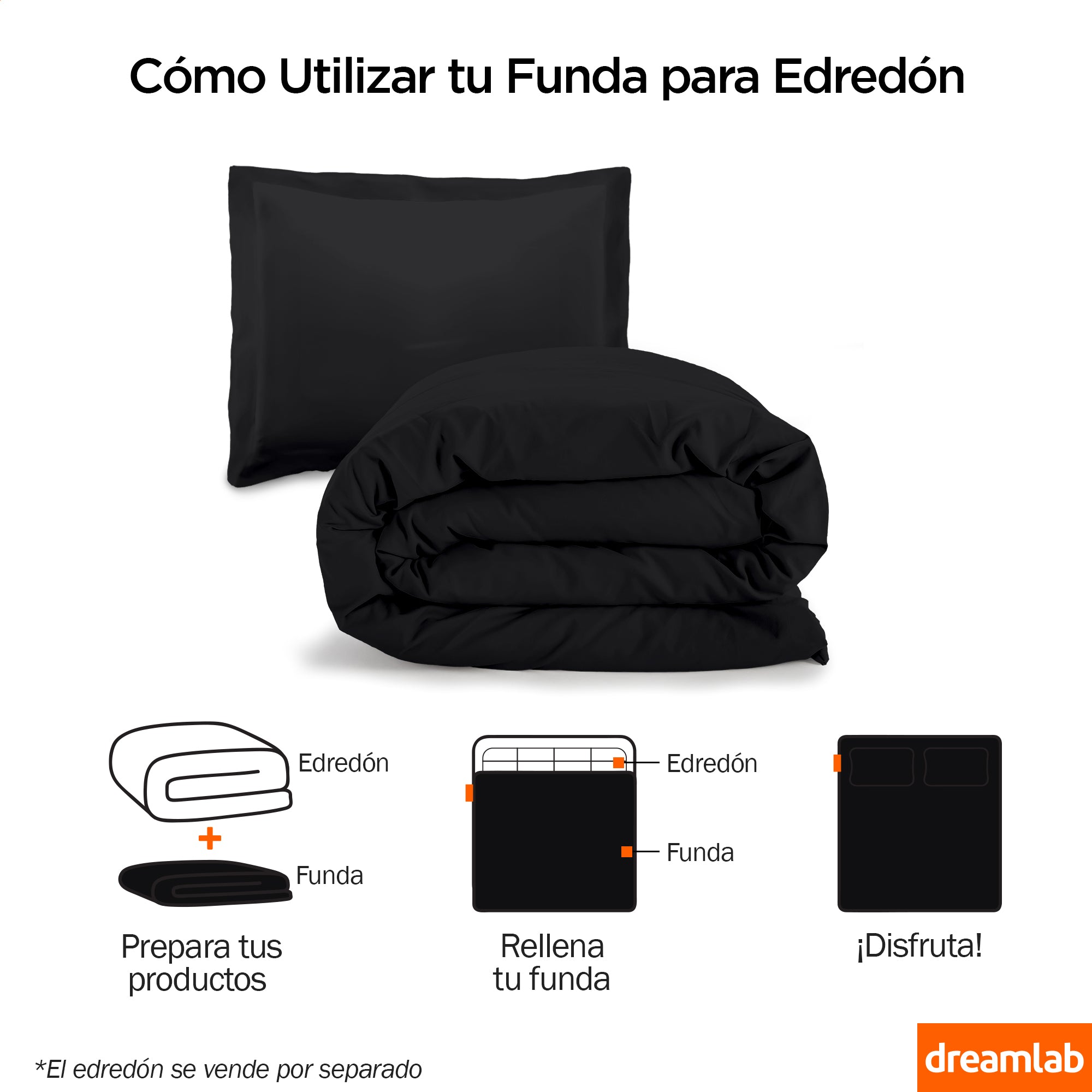 Juego de Funda para Edredón