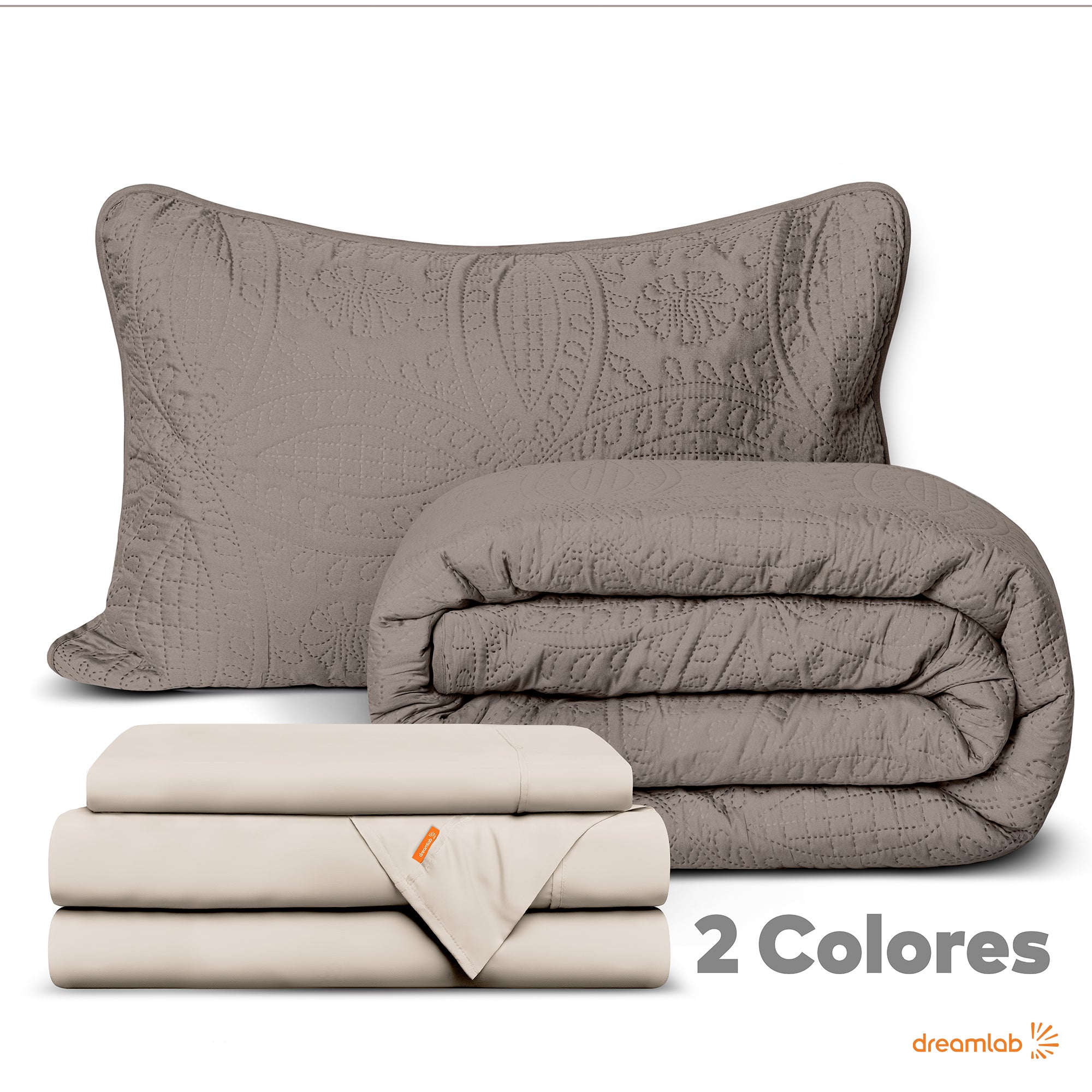 Set de Colcha Ligera y Sábanas