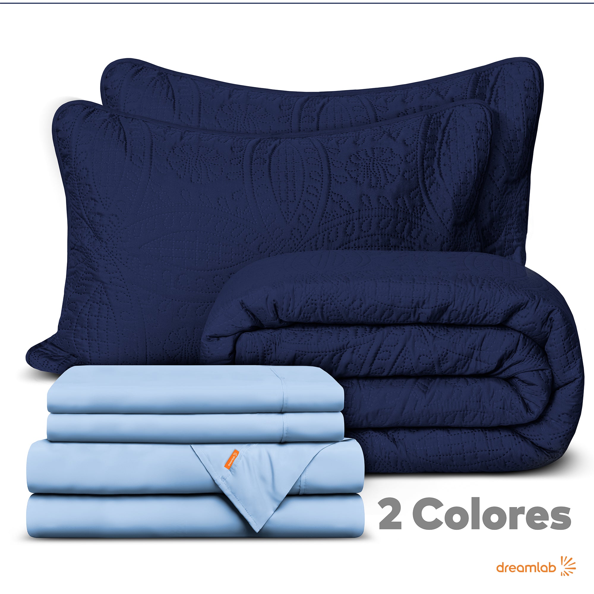 Set de Colcha Ligera y Sábanas