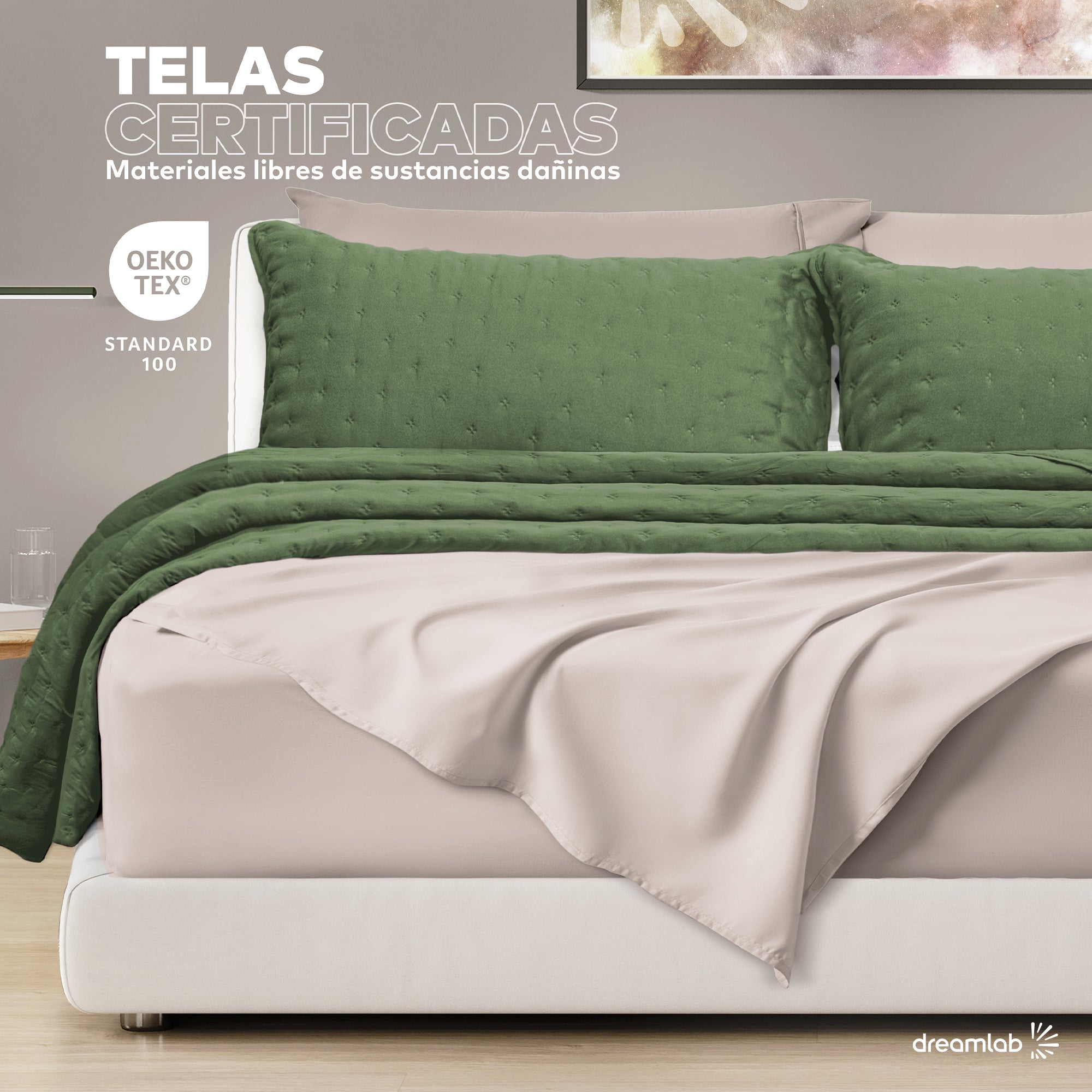 Set de Colcha Ligera y Sábanas