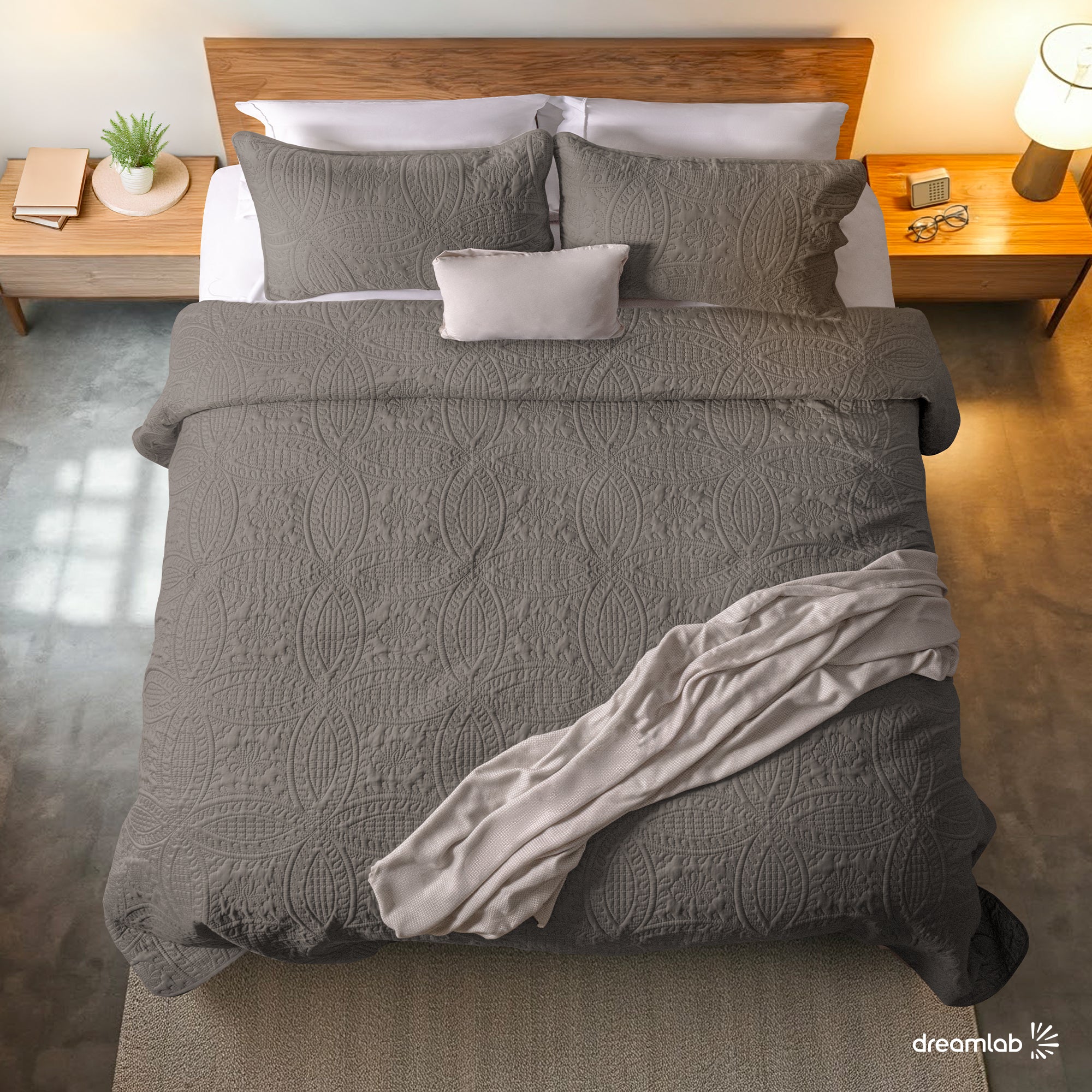 Colcha Ligera Estilo Moneda