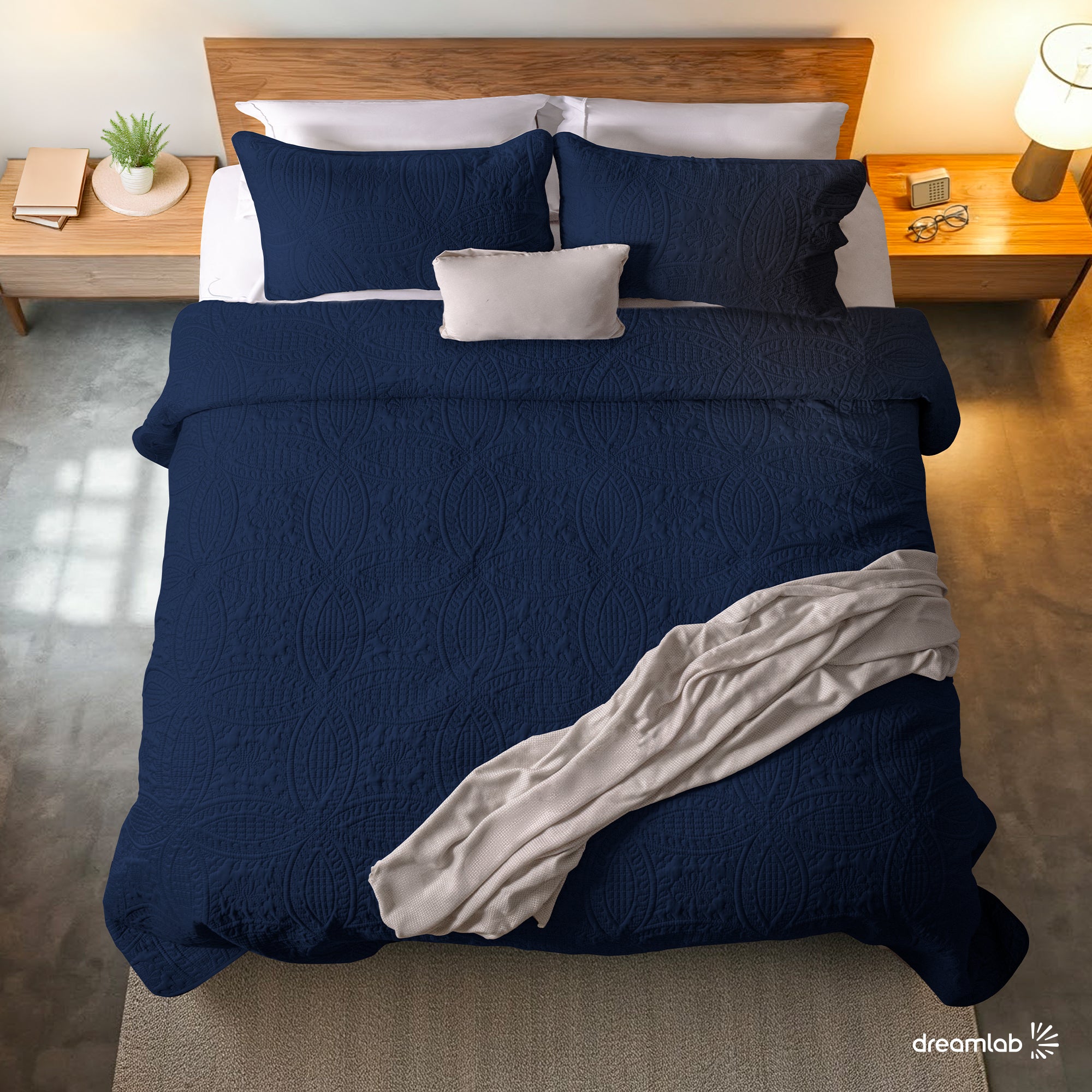 Colcha Ligera Estilo Moneda