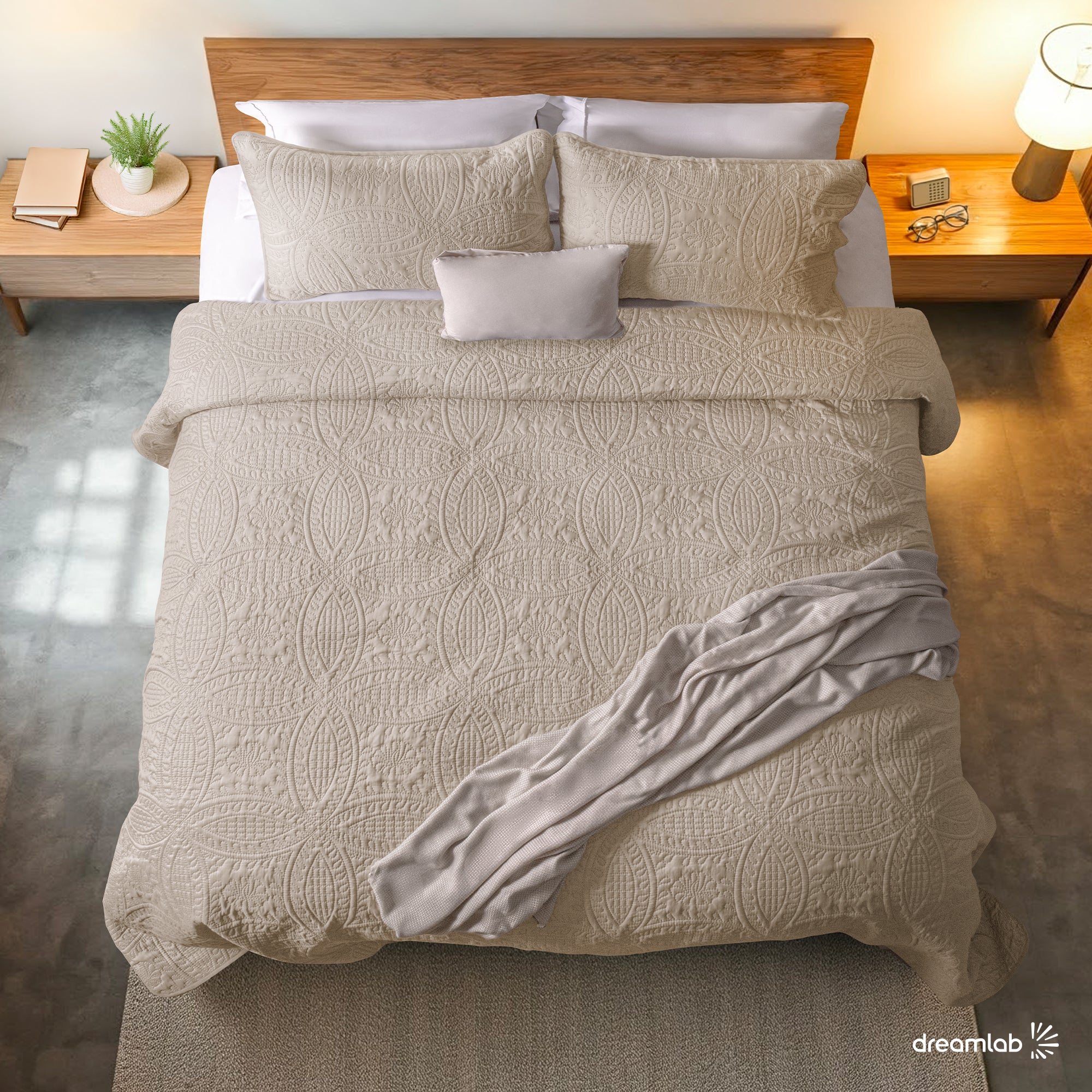 Colcha Ligera Estilo Moneda