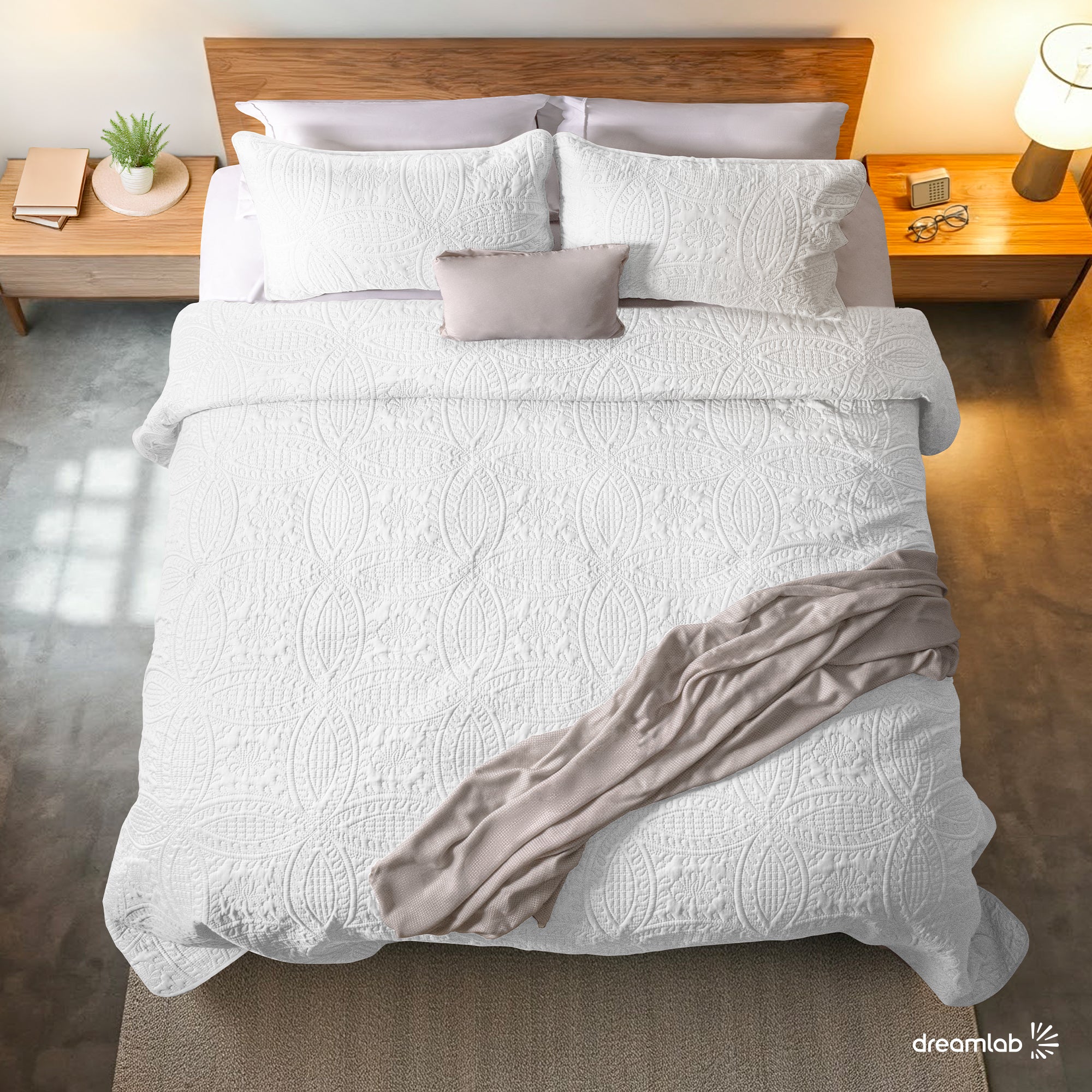 Colcha Ligera Estilo Moneda