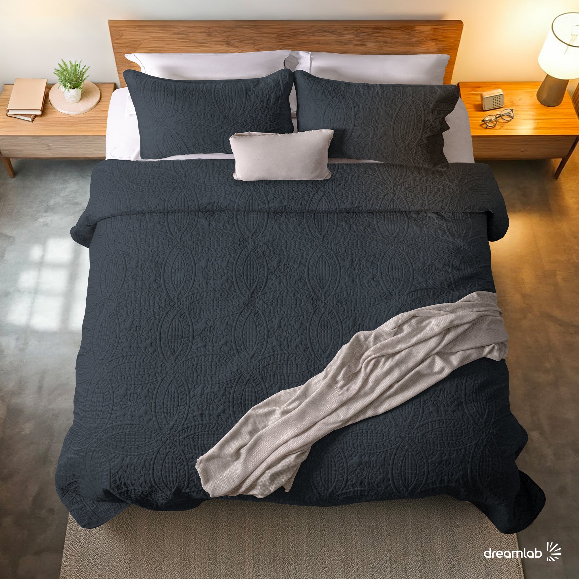 Colcha Ligera Estilo Moneda