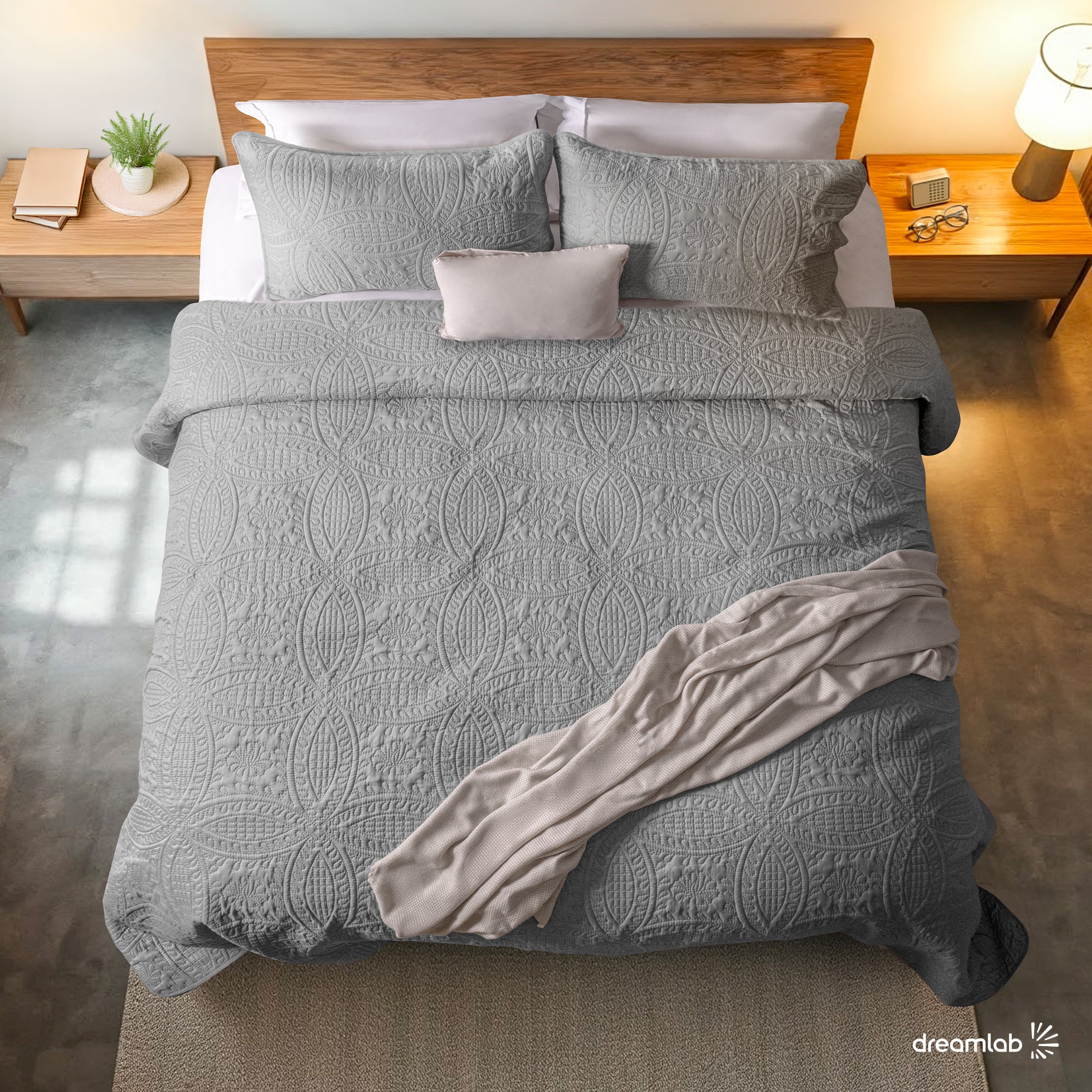 Colcha Ligera Estilo Moneda