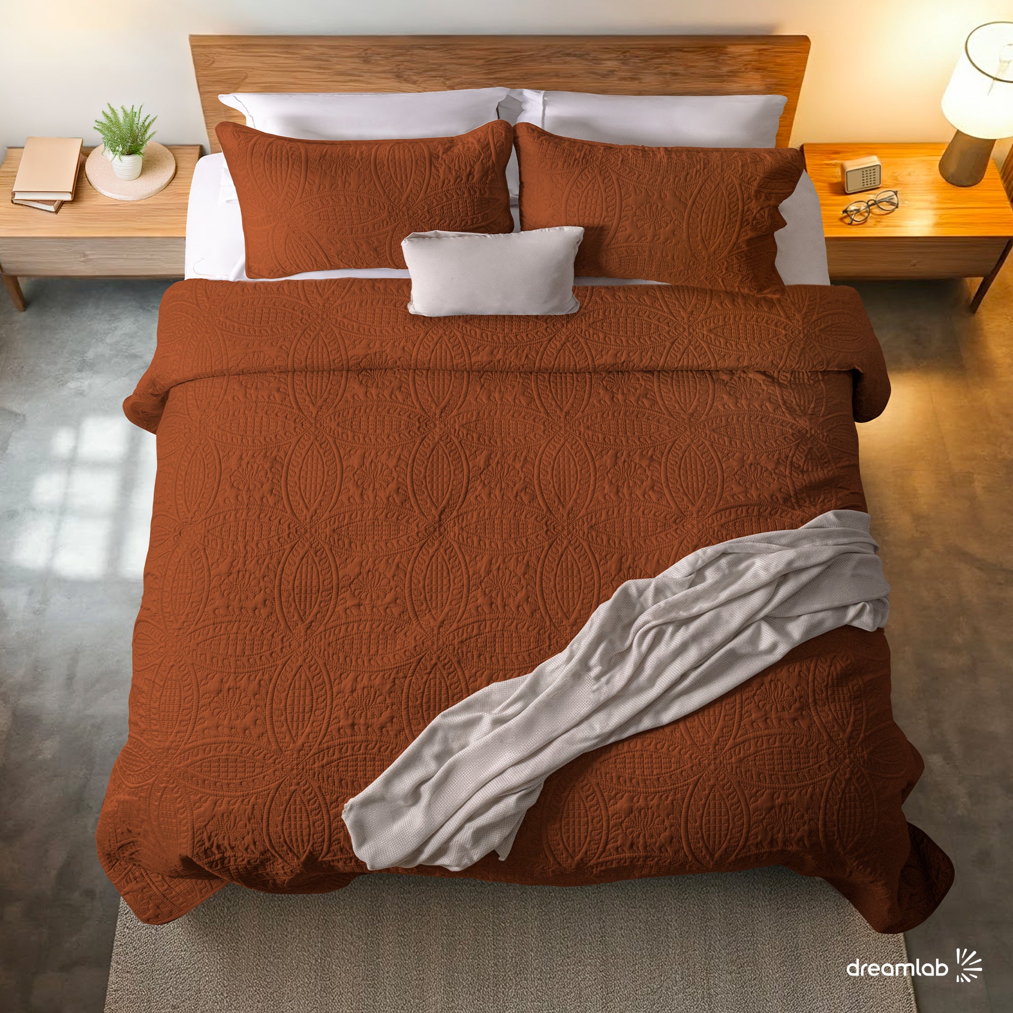 Colcha Ligera Estilo Moneda