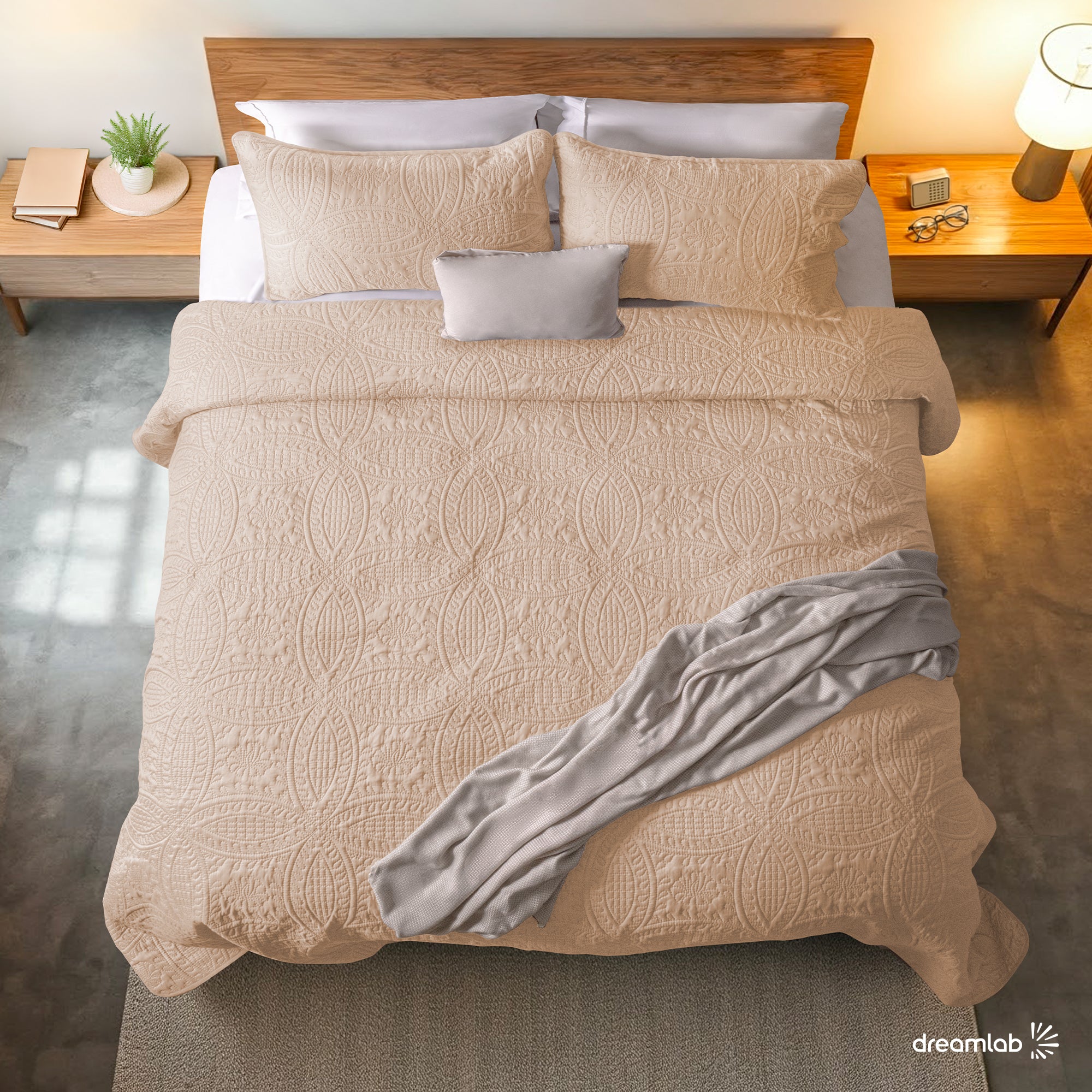 Colcha Ligera Estilo Moneda