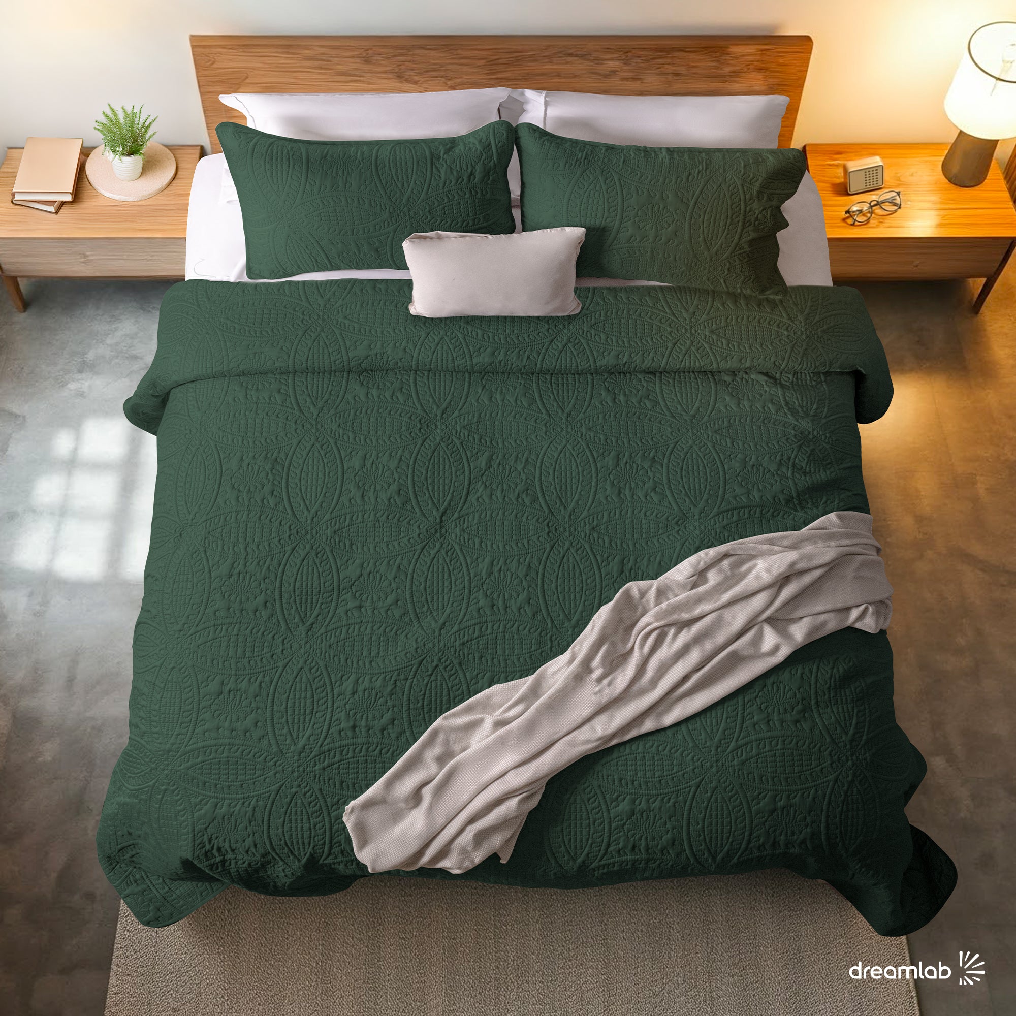 Colcha Ligera Estilo Moneda