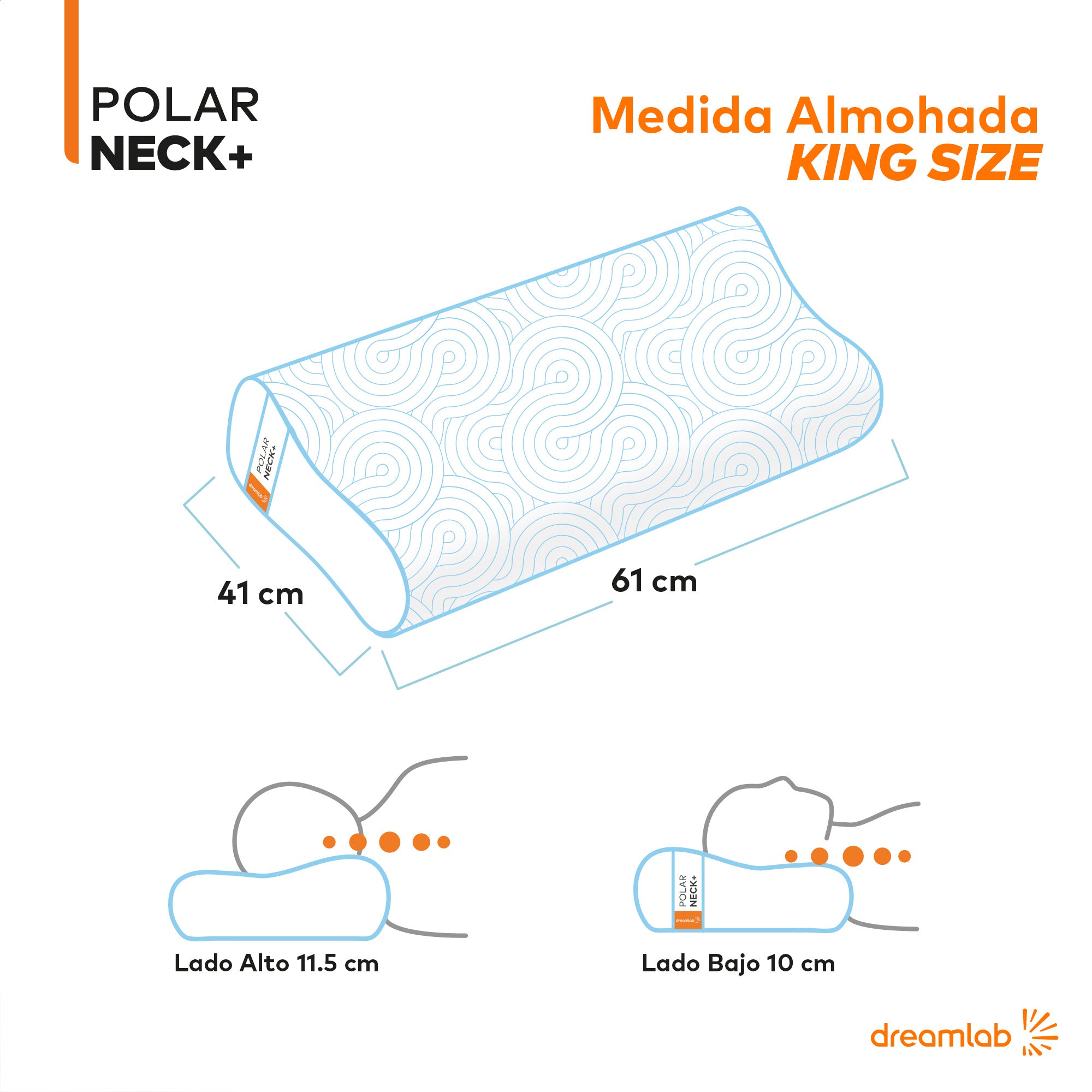 Almohada Polar Neck+ 2 pack