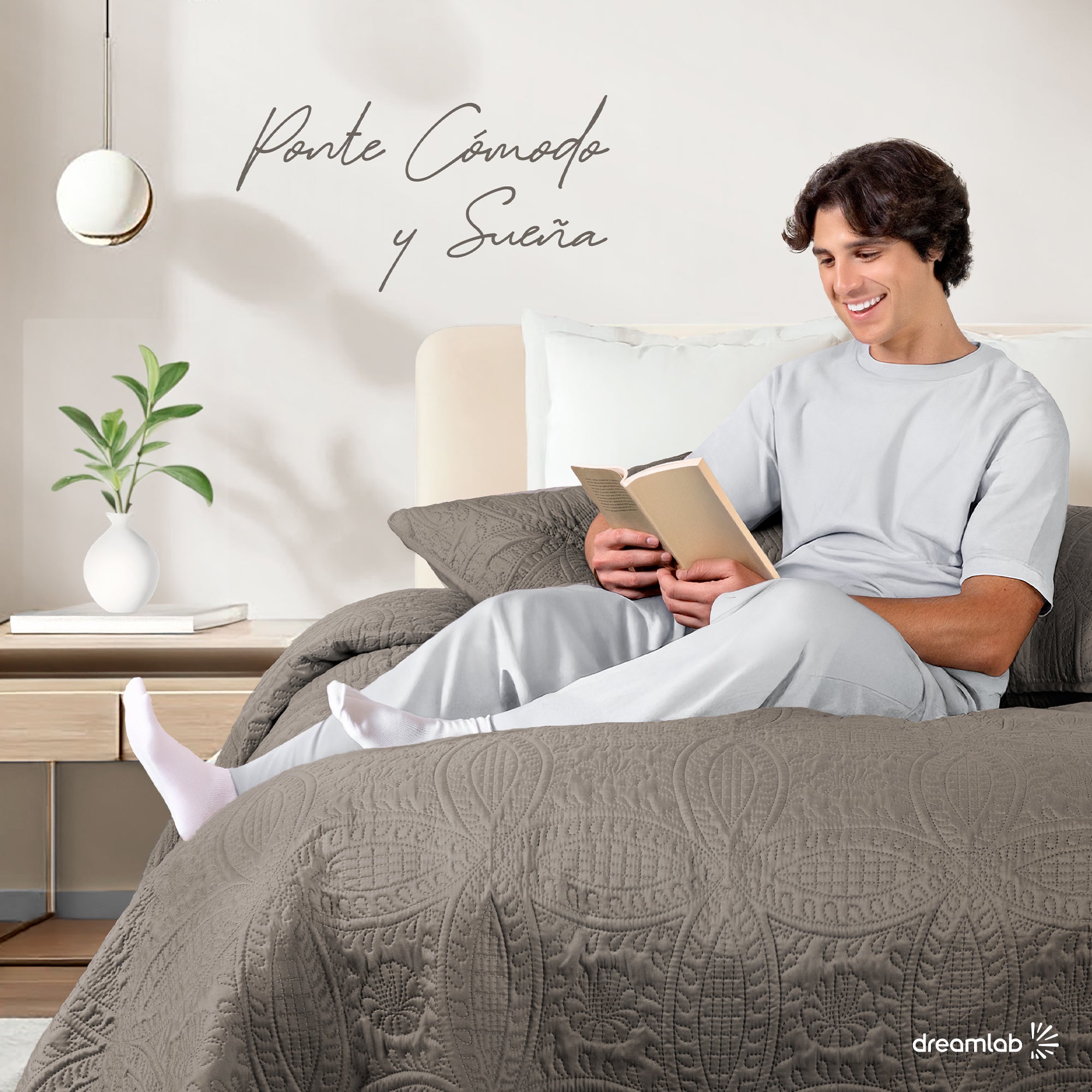 Colcha Ligera Estilo Moneda