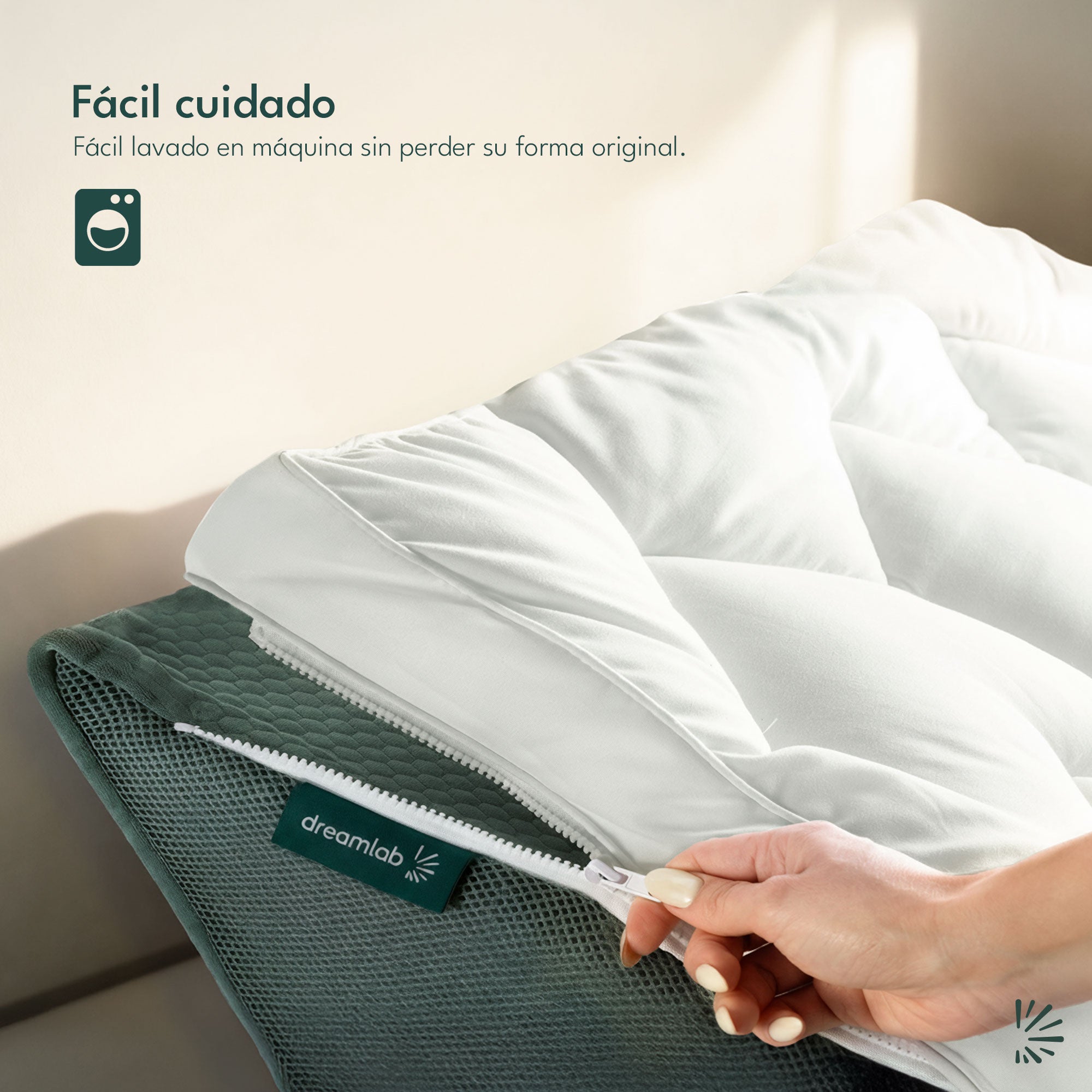 Almohada de Cuña Antireflujo Antironquidos