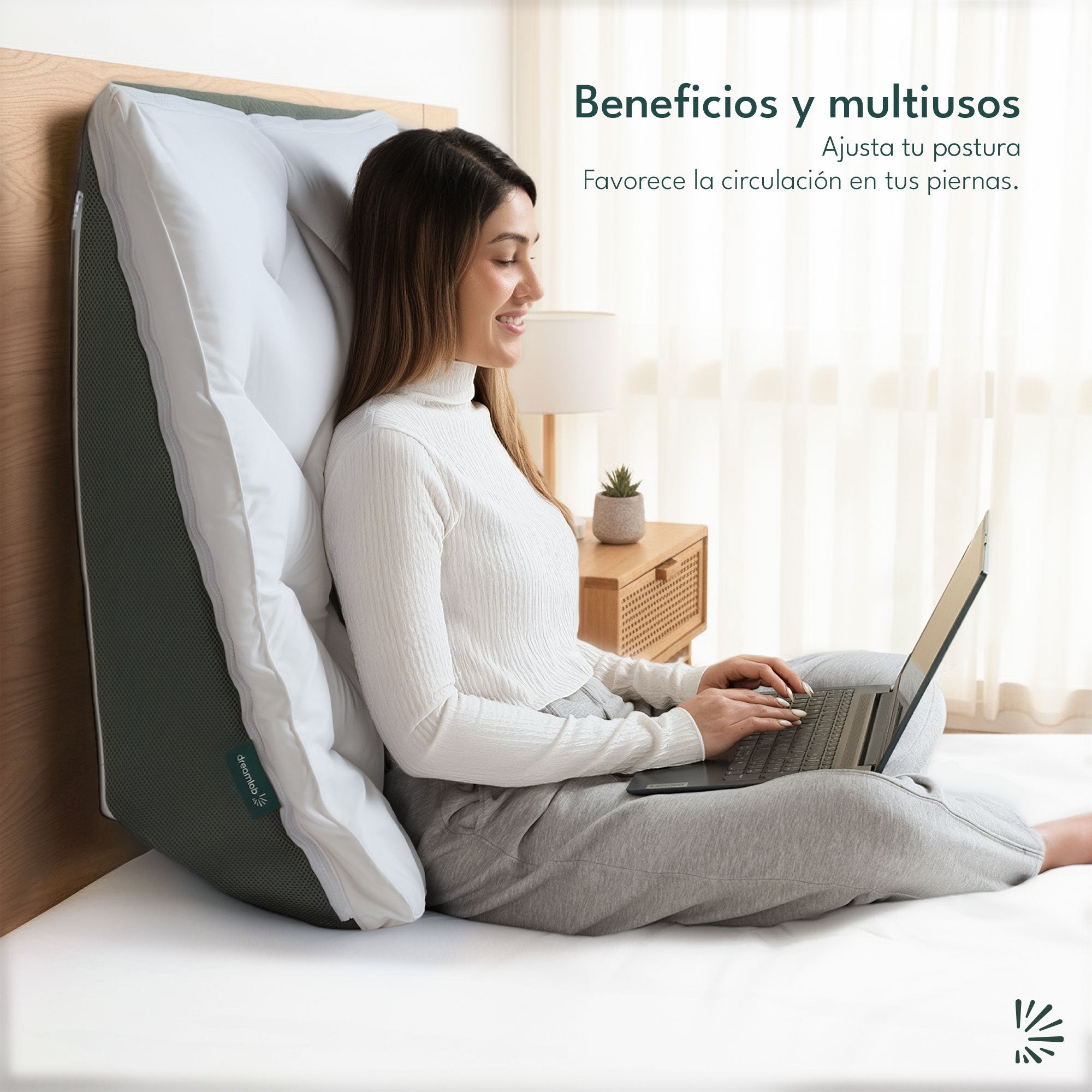 Almohada de Cuña Antireflujo Antironquidos