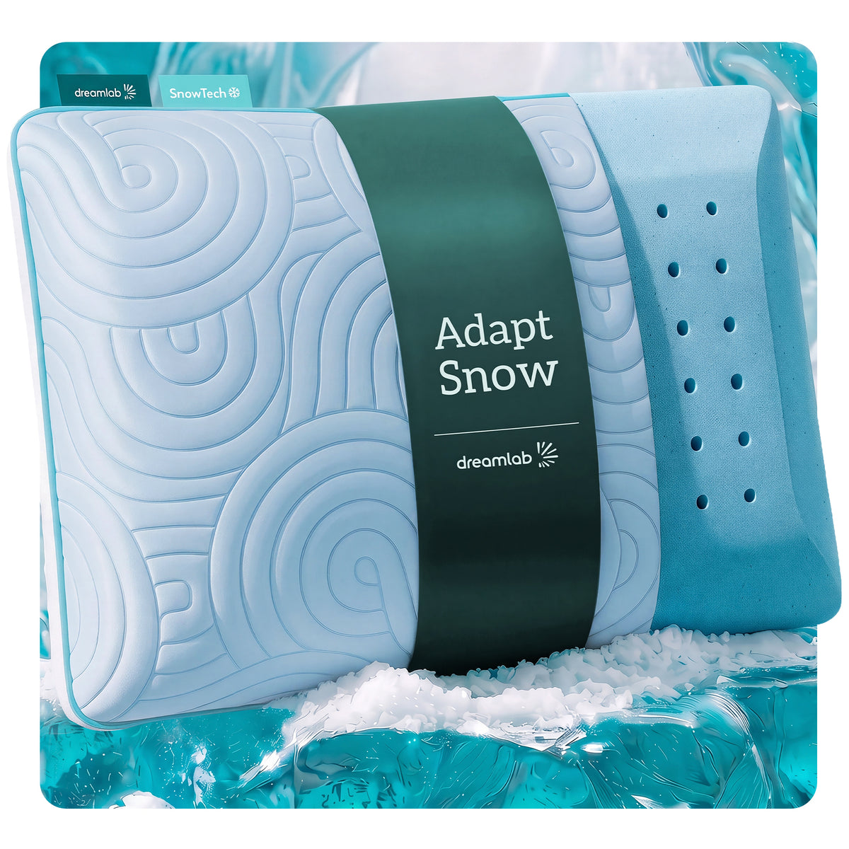 Almohada de Memory Foam Snow Blue Gel