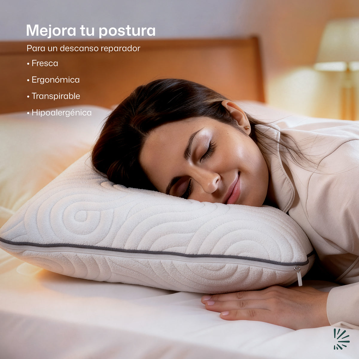 Almohada de Memory Foam Blue Gel