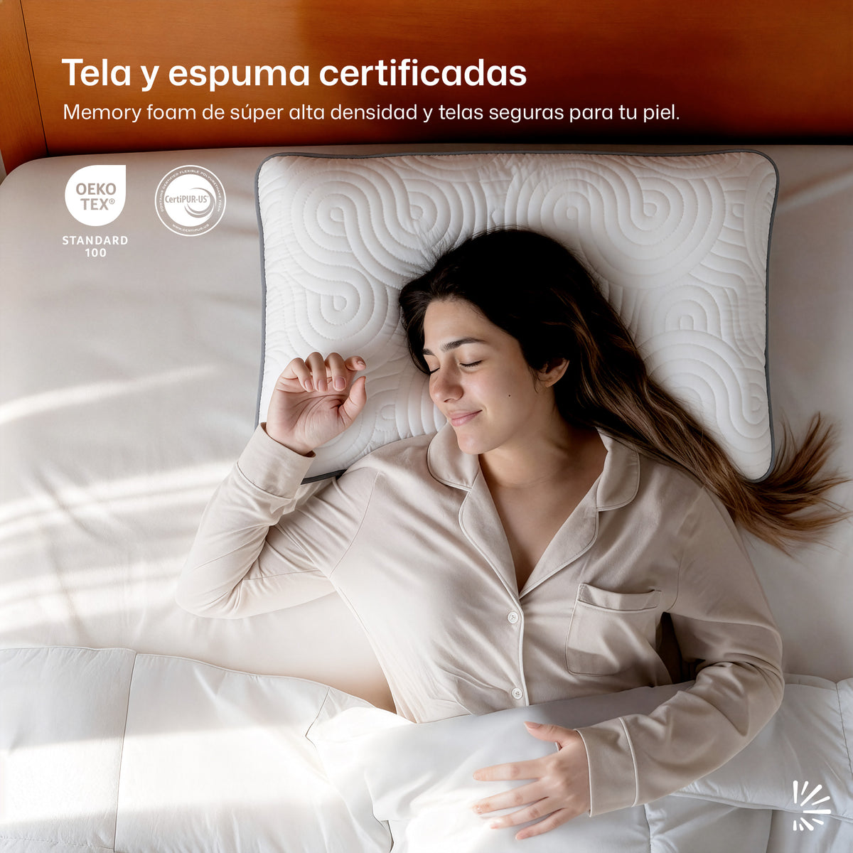 Almohada de Memory Foam Blue Gel