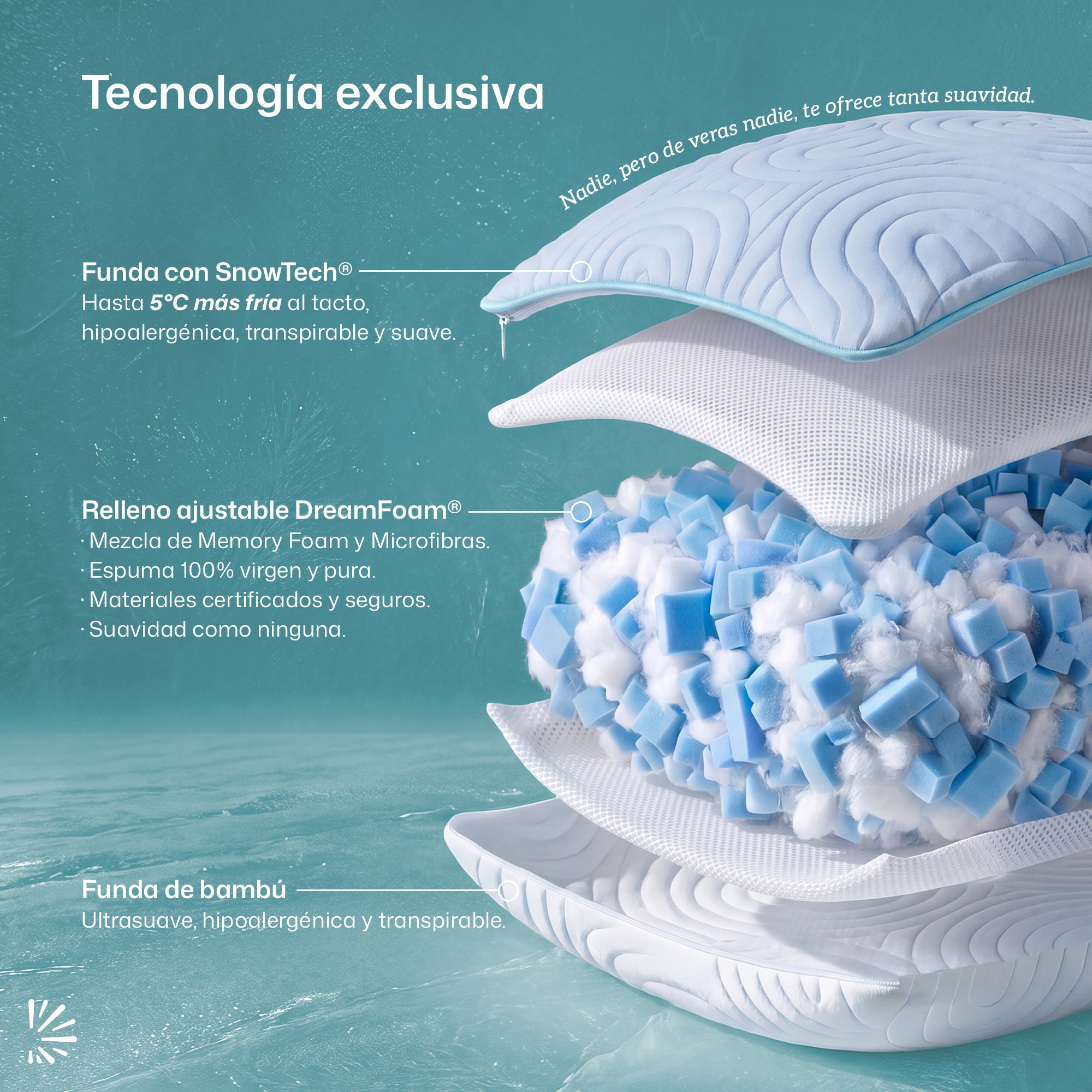 Almohada Snow Cloud