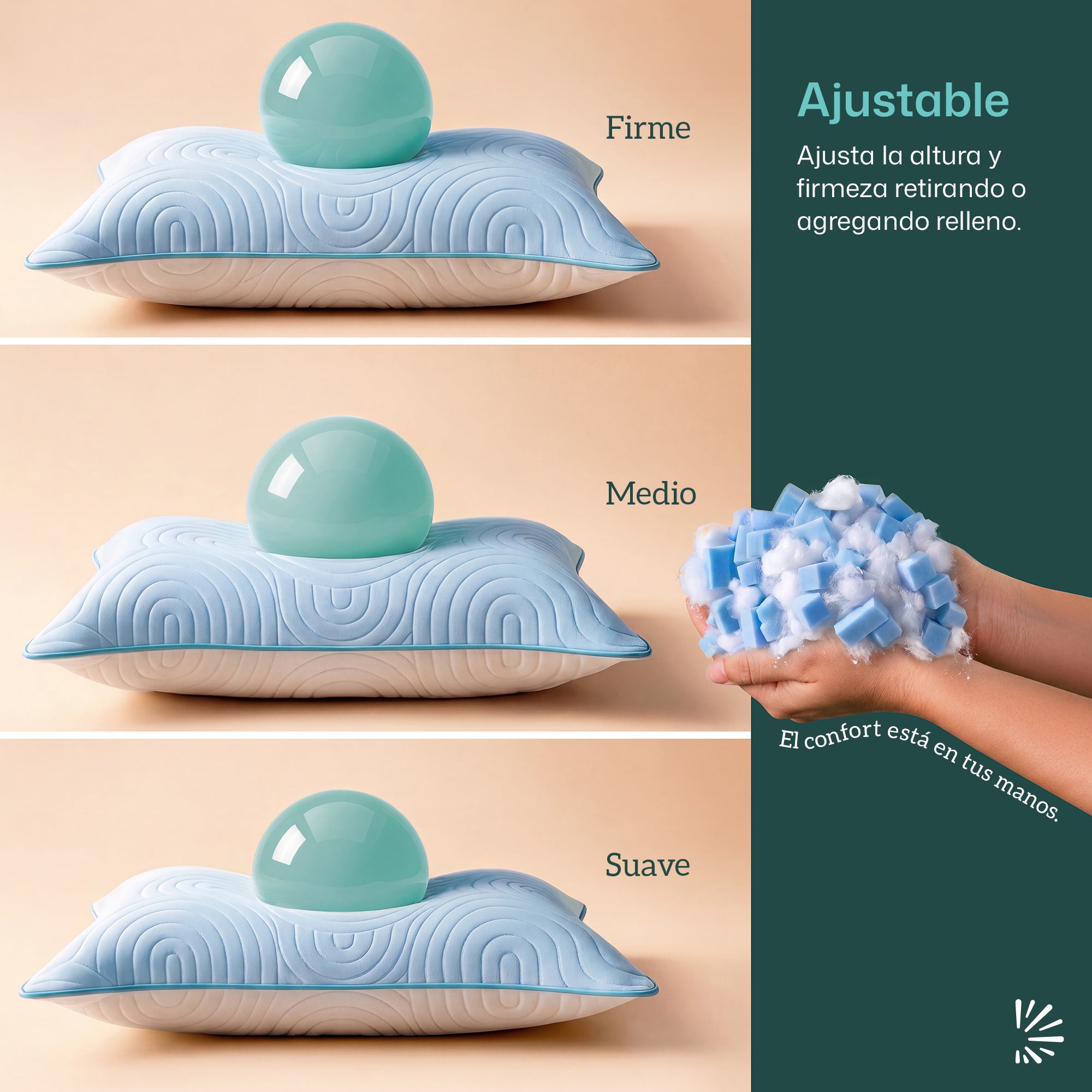 Almohada Snow Cloud