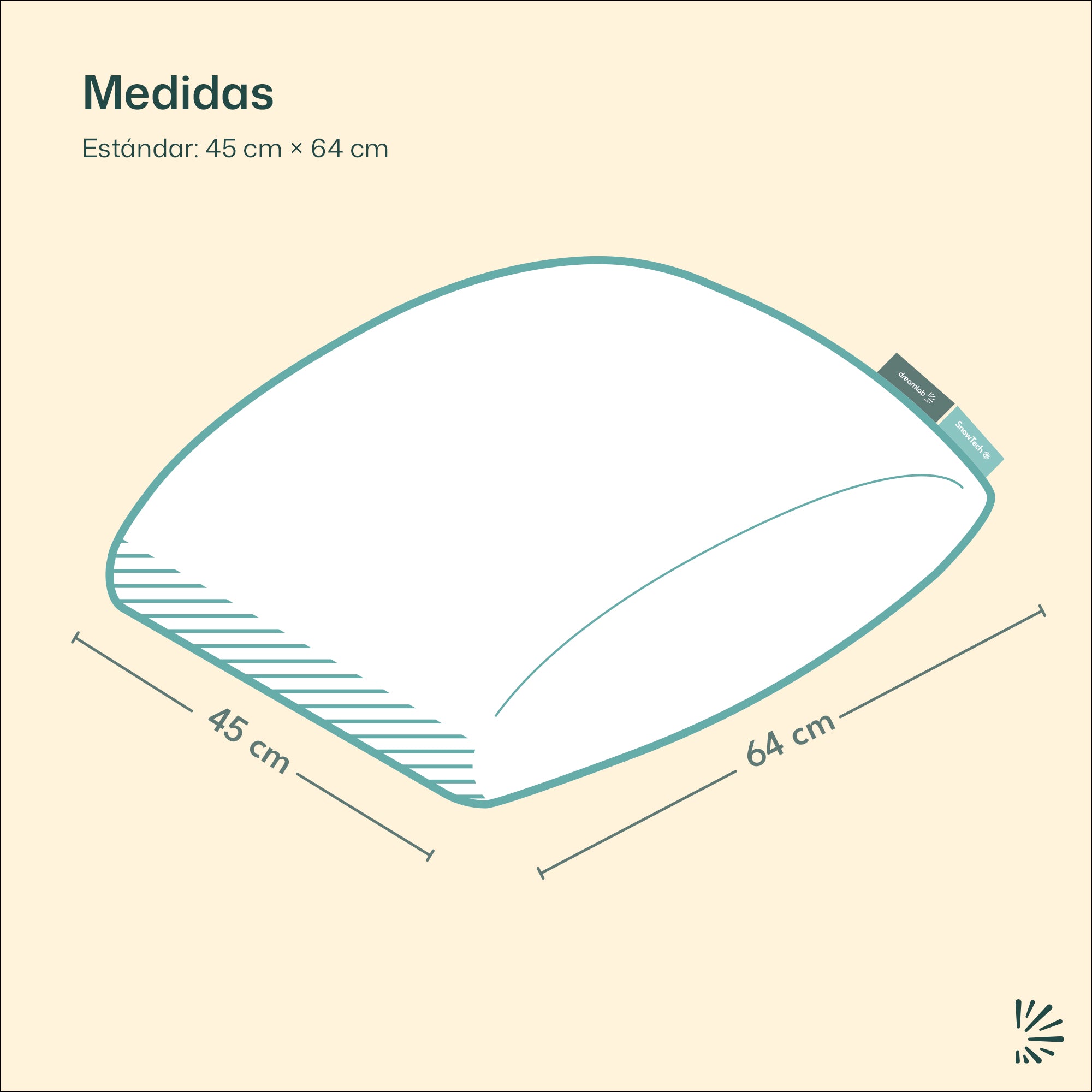 Almohada Snow Cloud