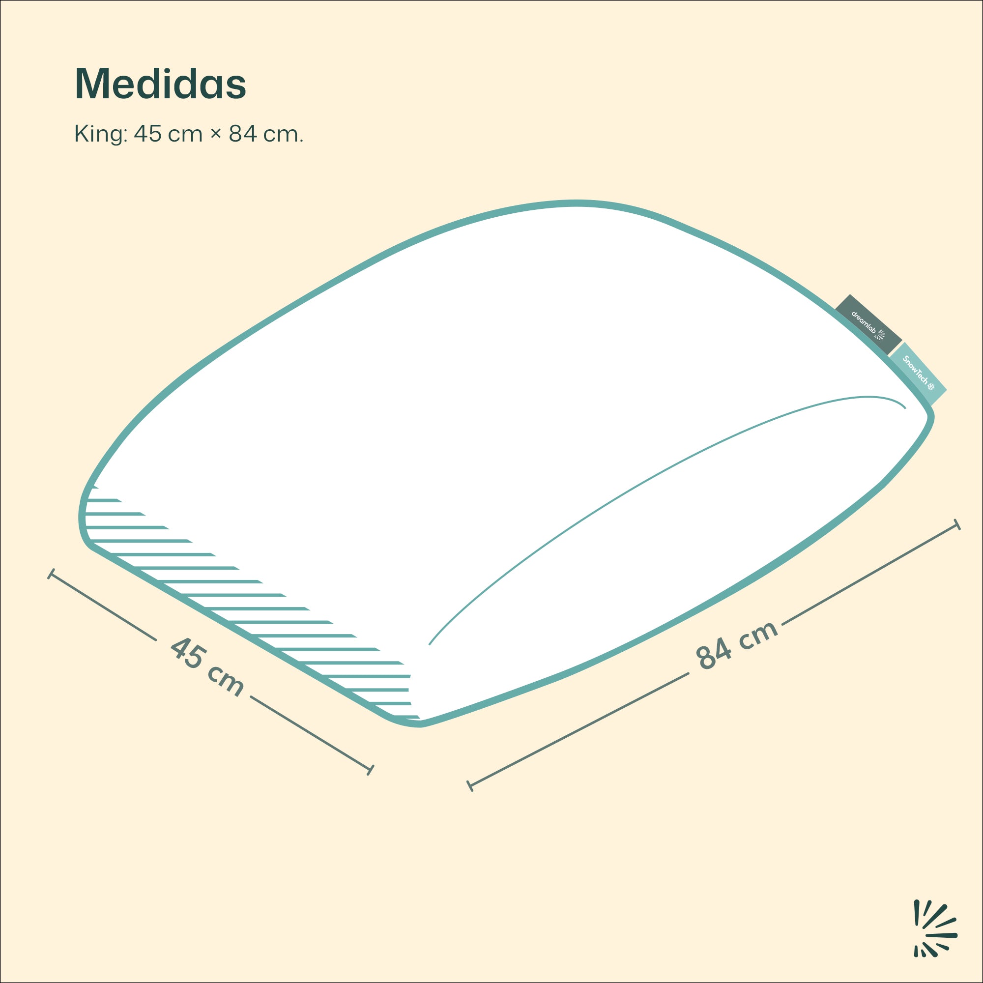 Almohada Snow Cloud