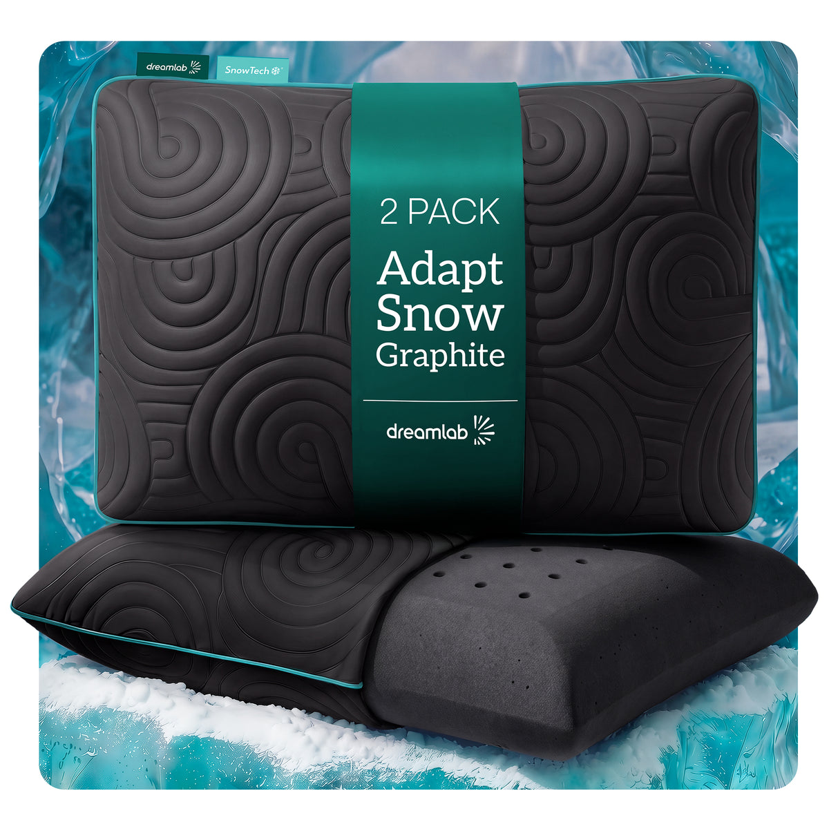 Almohada de Memory Foam Snow Grafito