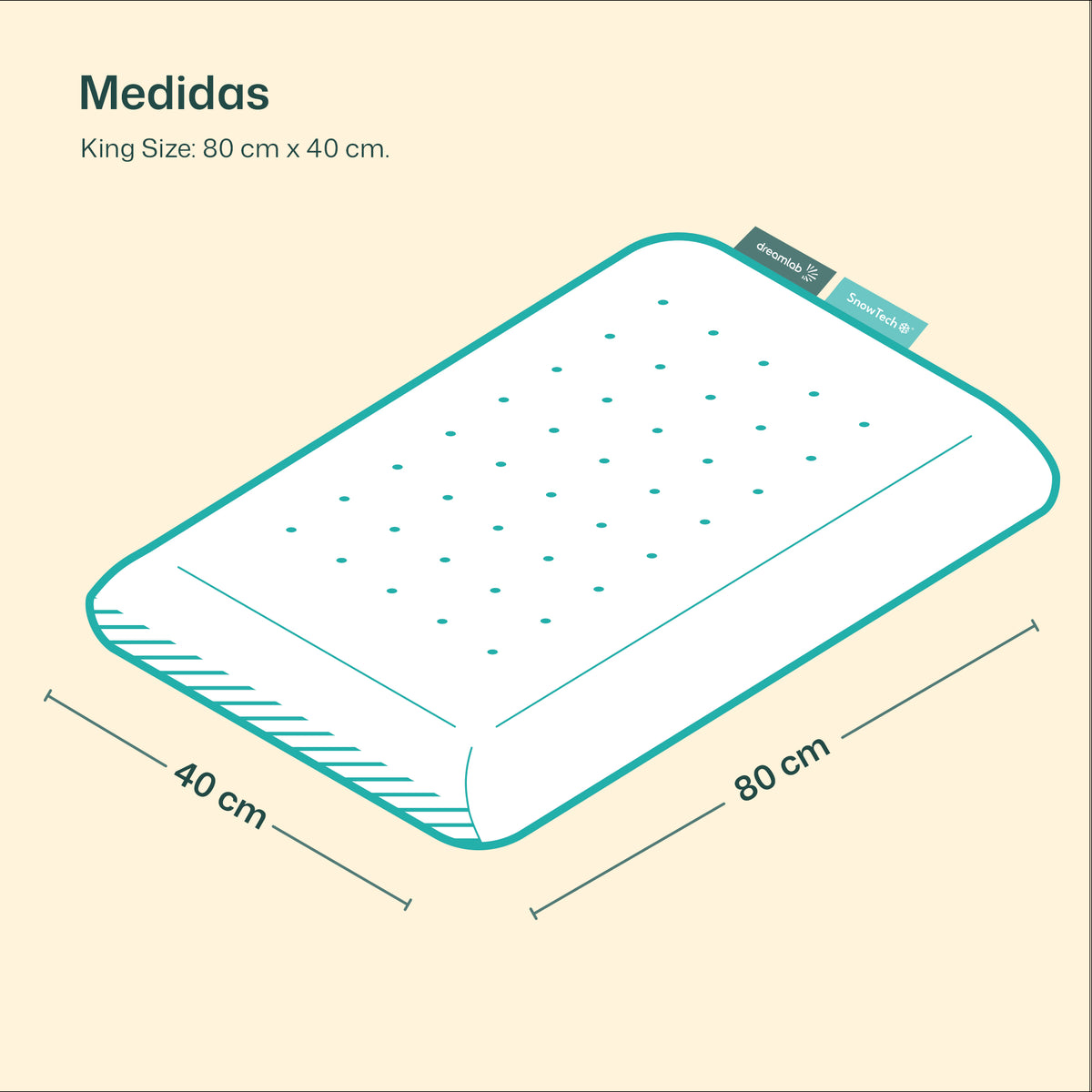 Almohada de Memory Foam Snow Grafito
