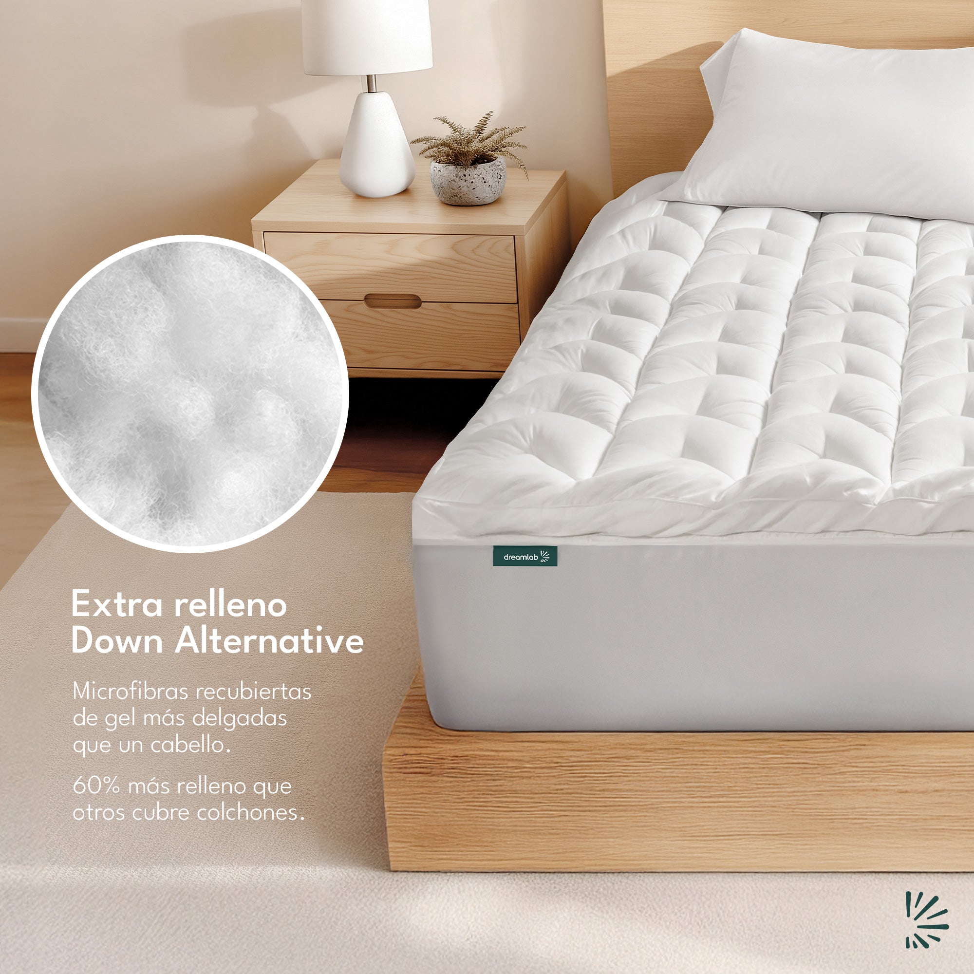 Cubre Colchón Extra Relleno