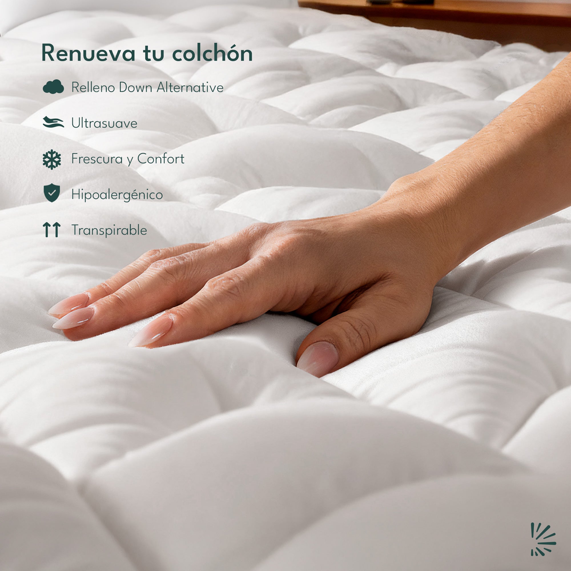 Cubre Colchón Extra Relleno