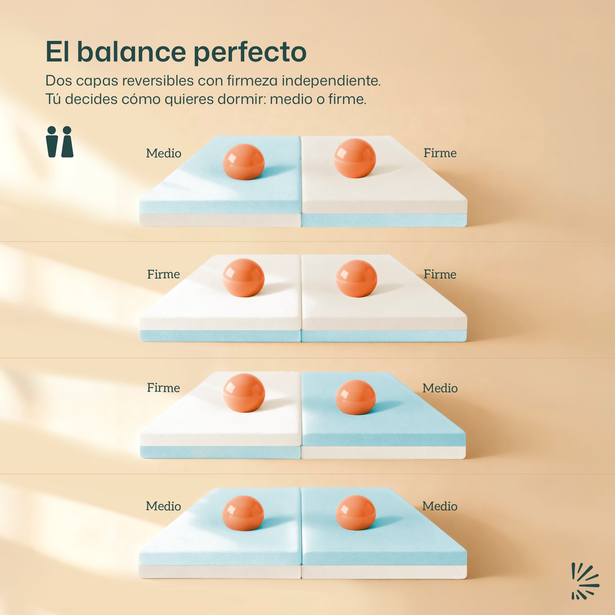 Colchón Two Perfect + SnowTech®