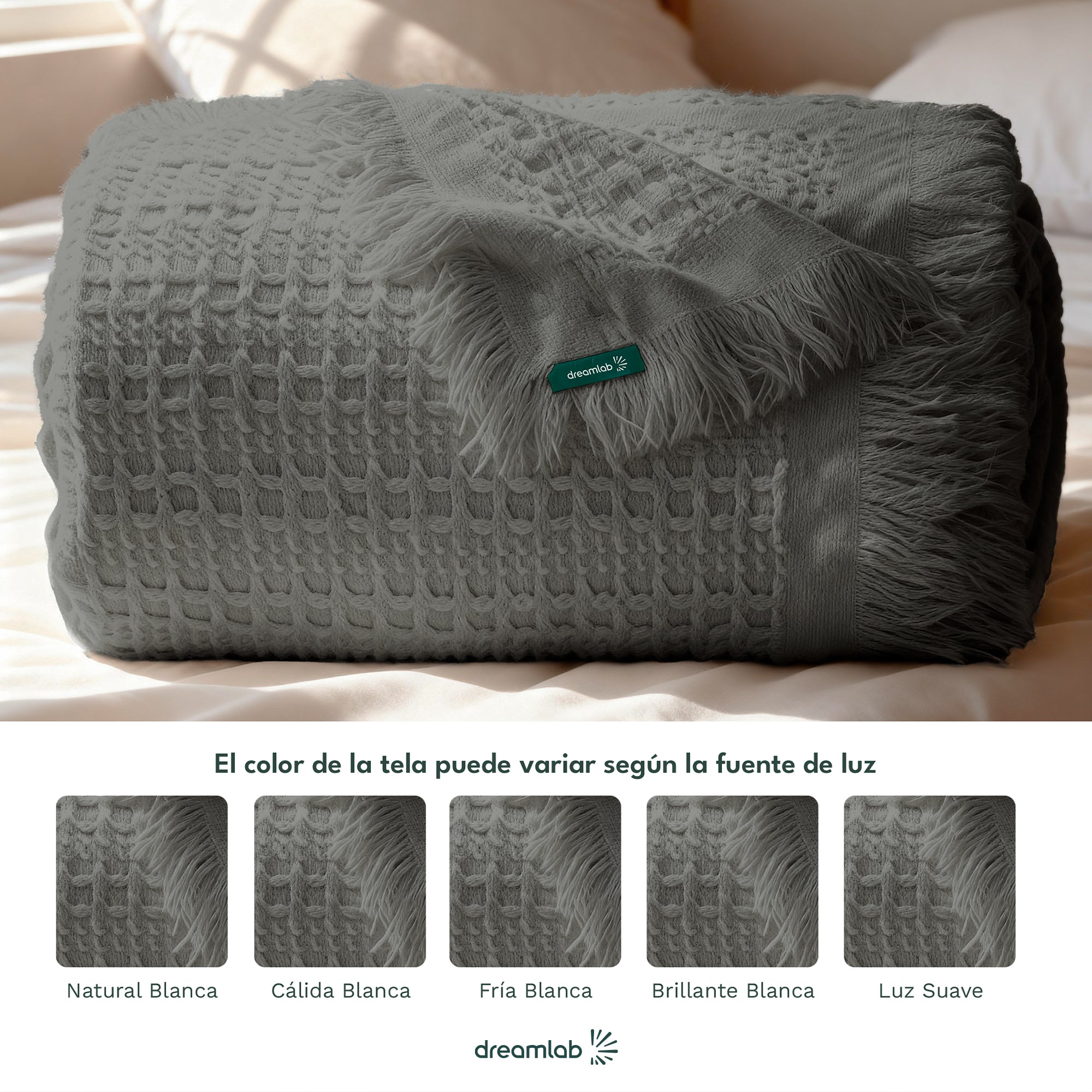 Manta Tejida Decorativa