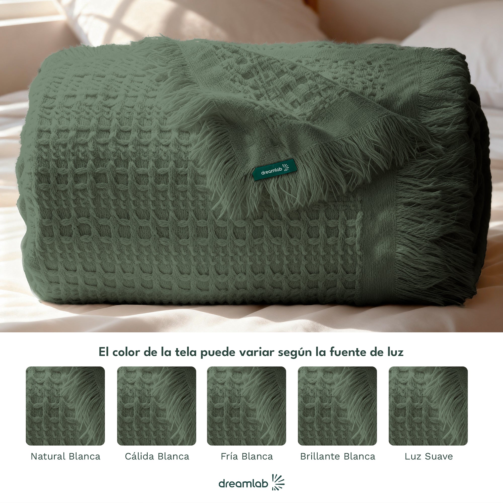 Manta Tejida Decorativa