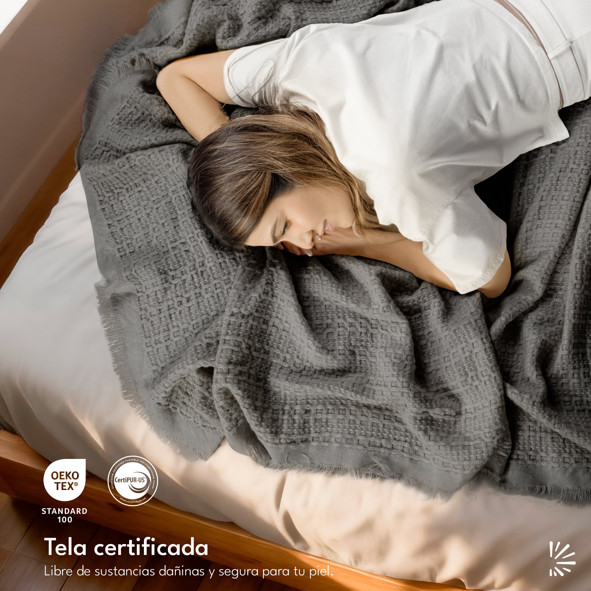 Manta Tejida Decorativa