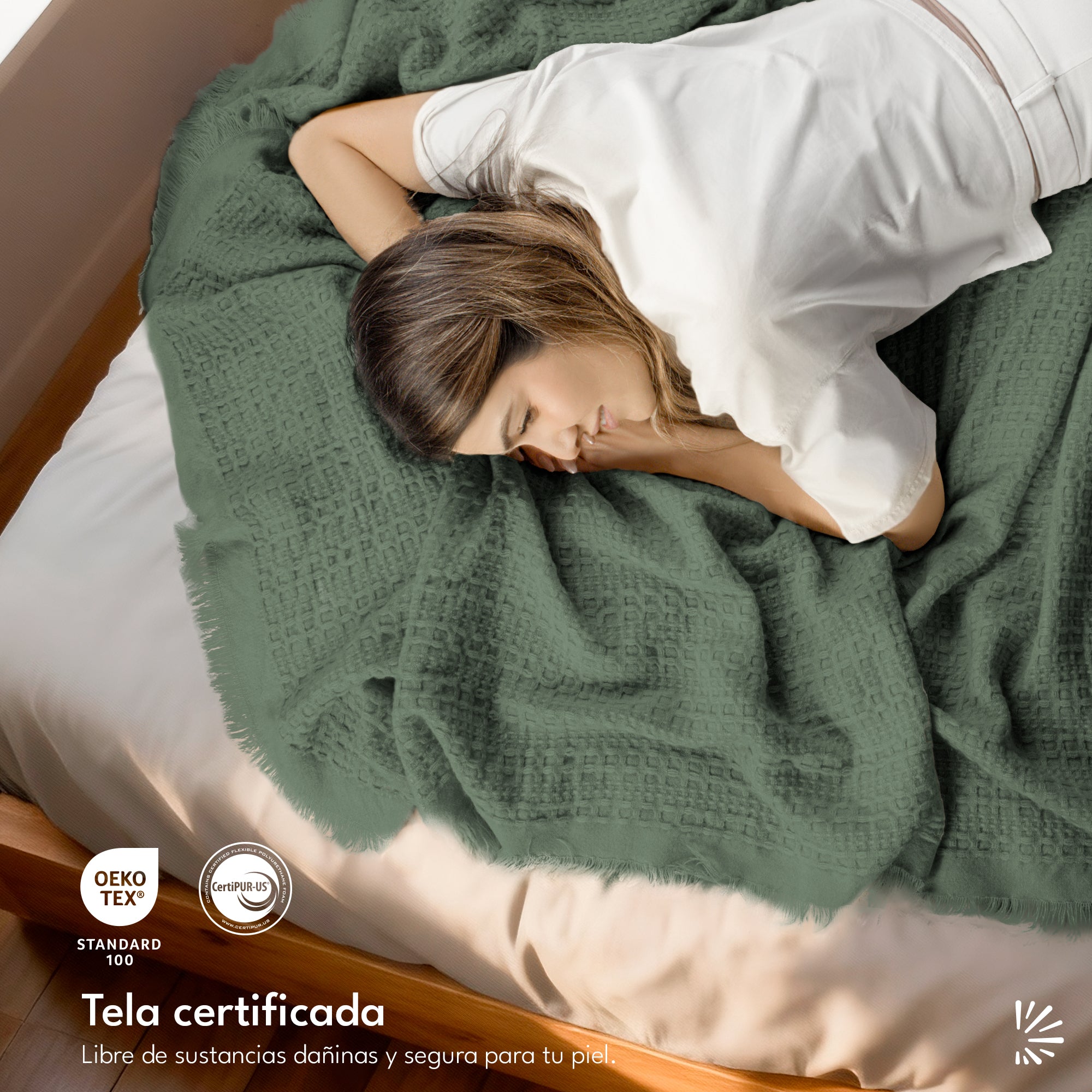 Manta Tejida Decorativa