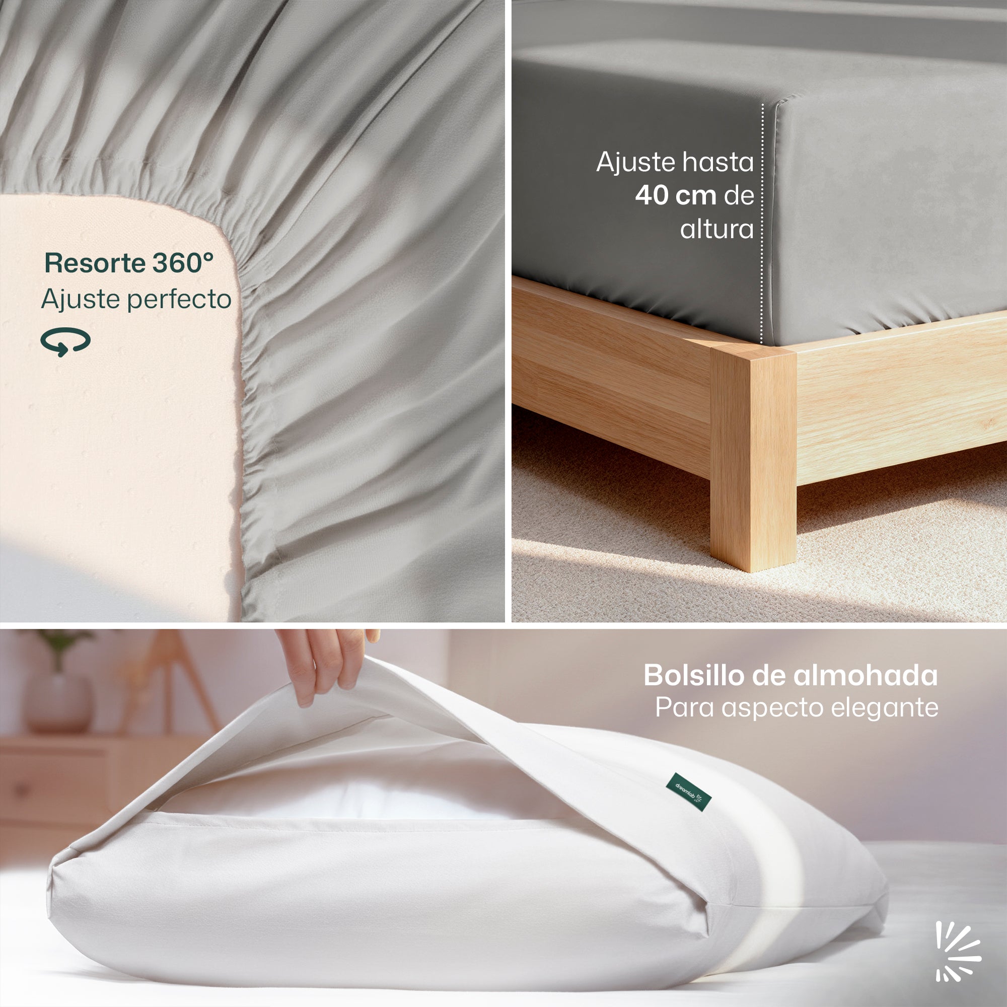 Set de Sabanas DreamSoft® Liso