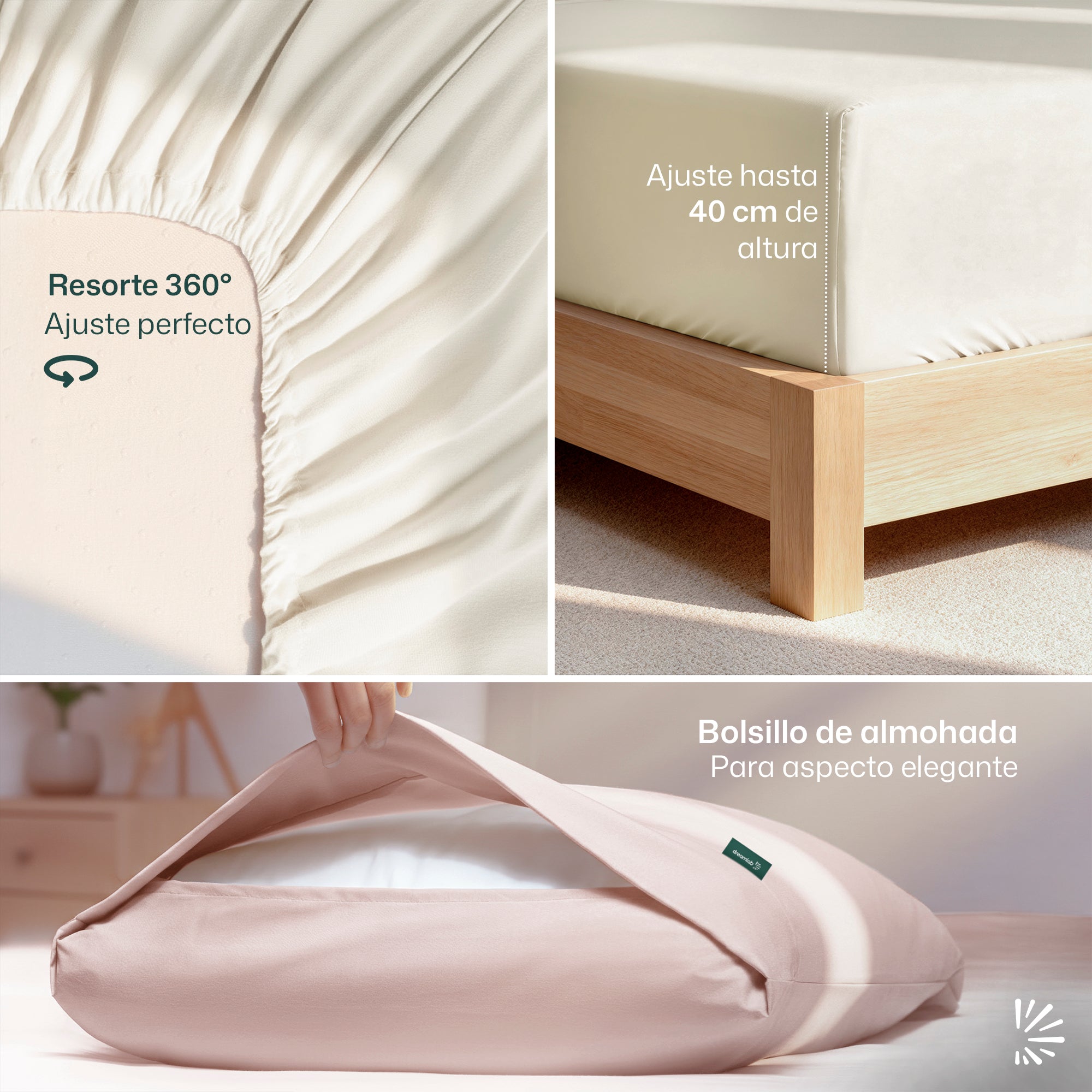 Set de Sabanas DreamSoft® Liso
