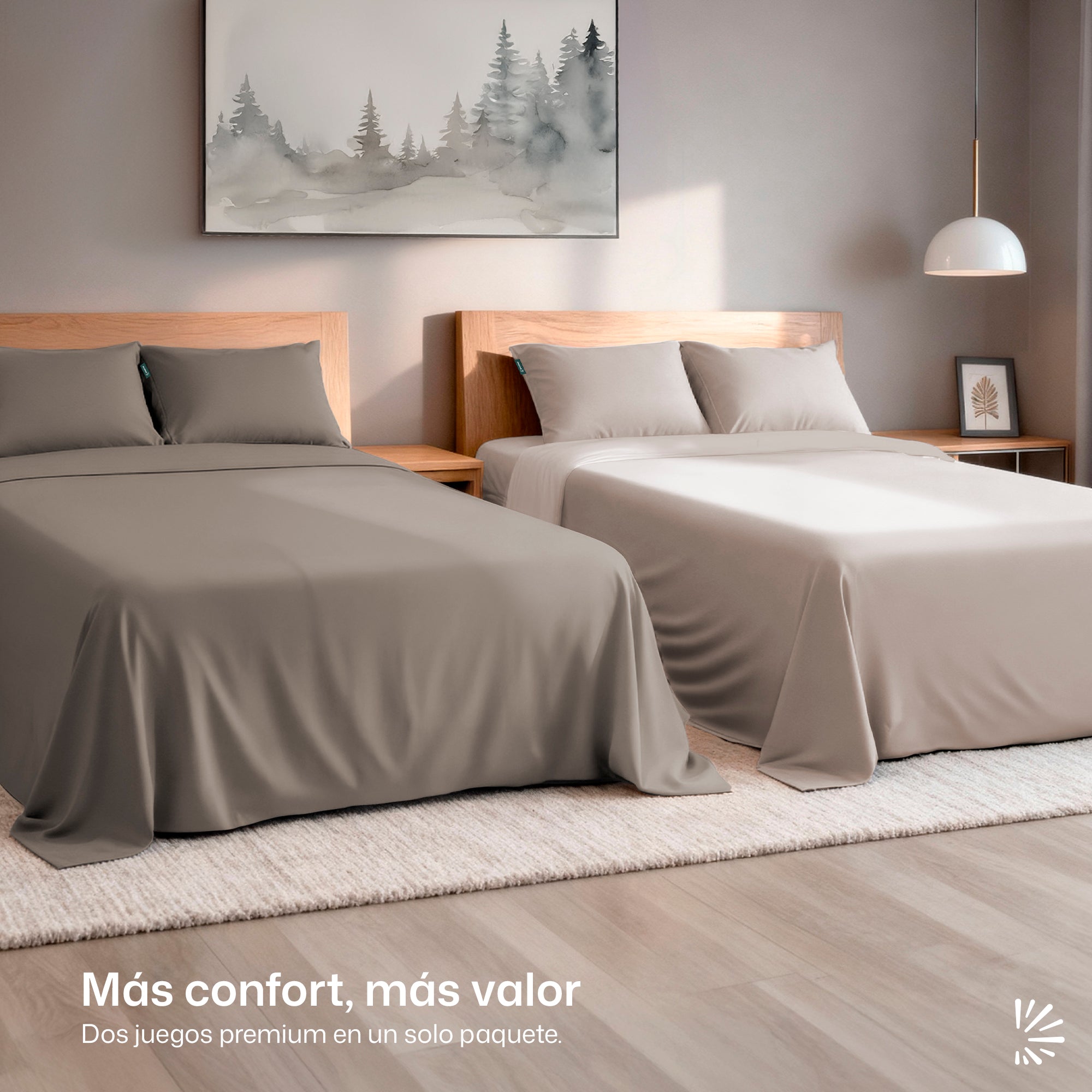 Set de Sabanas DreamSoft® Liso